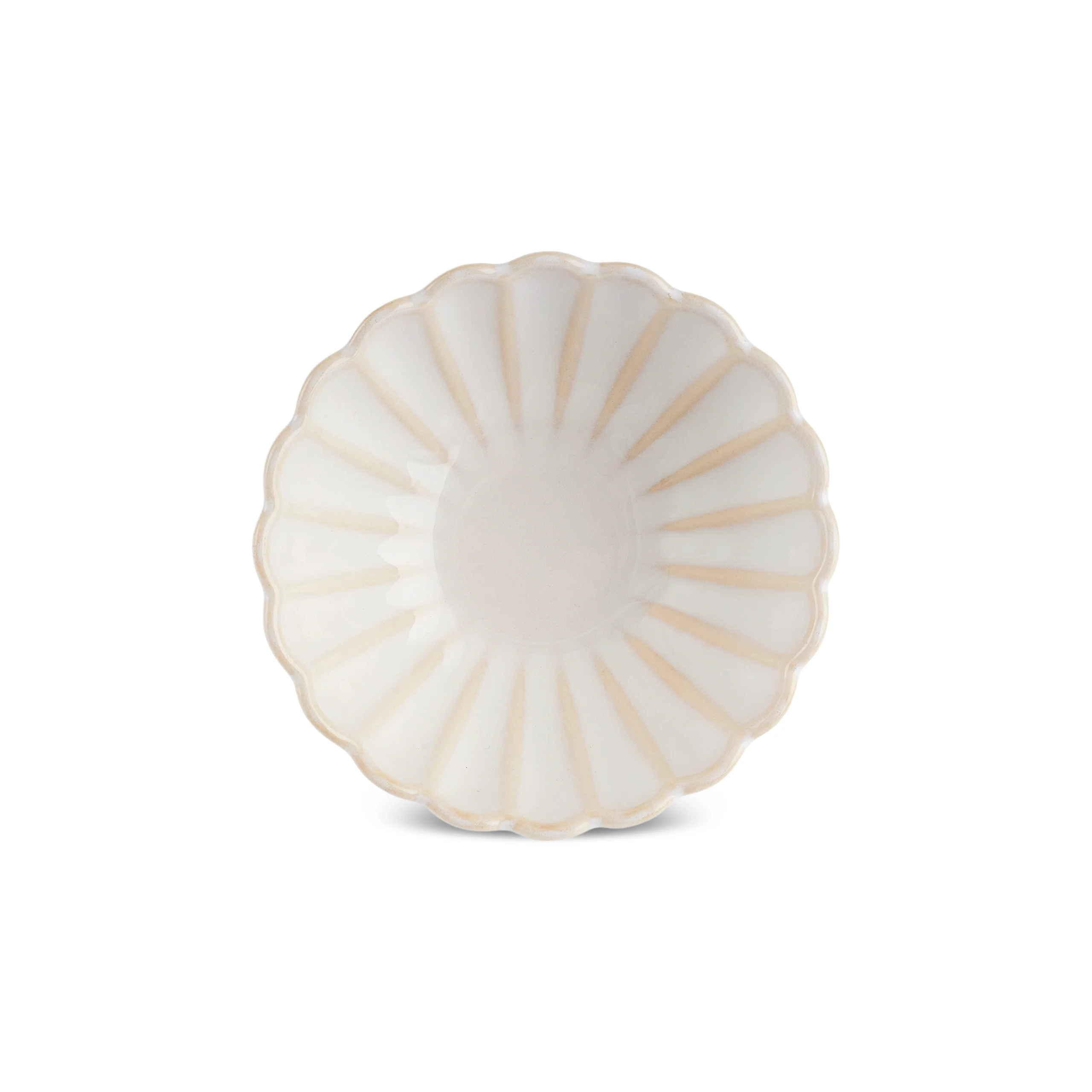 Karaca New Daisy Stoneware Snack Bowl, 13cm, White - Image 7
