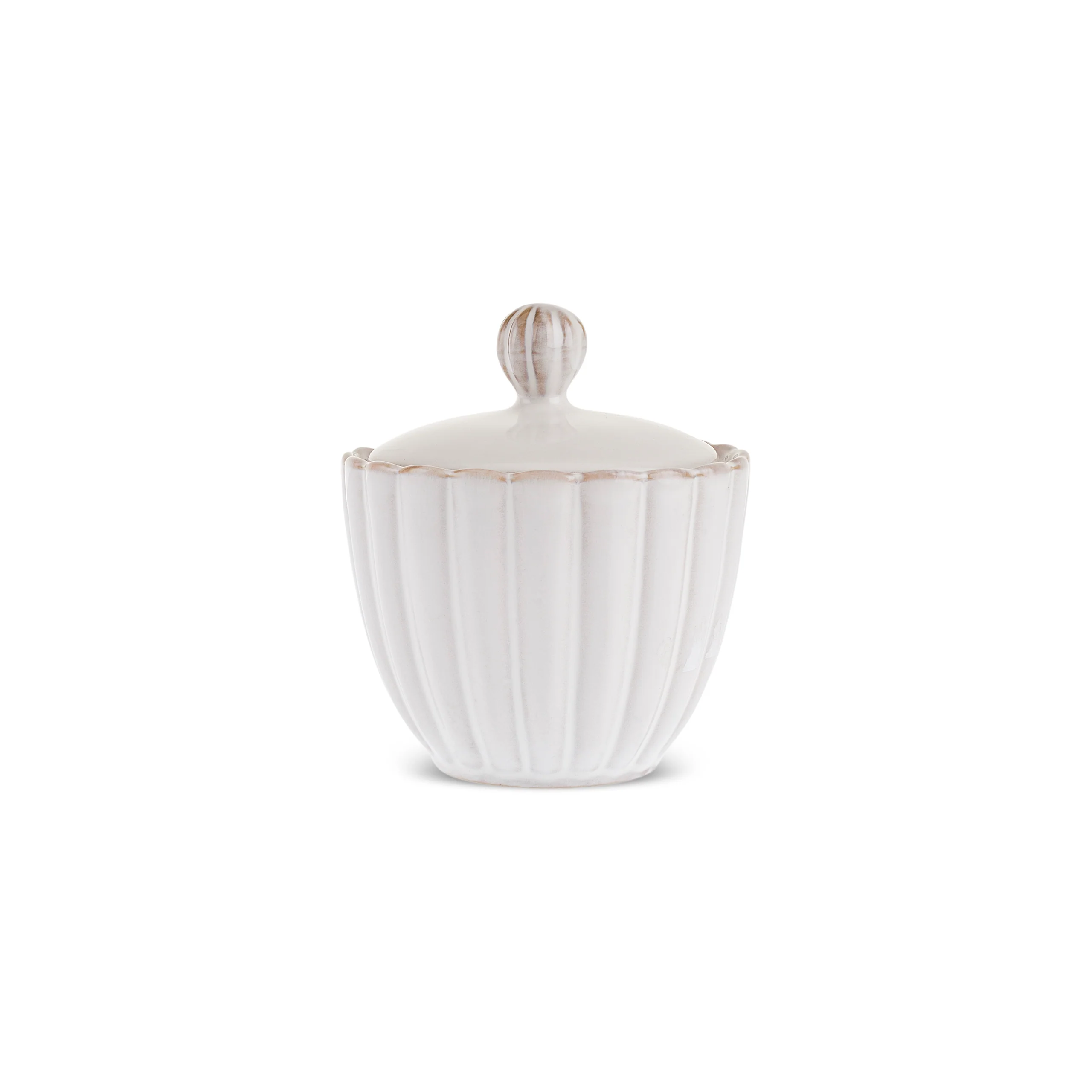 Karaca New Daisy Stoneware Sugar Bowl, 230ml, White - Image 7