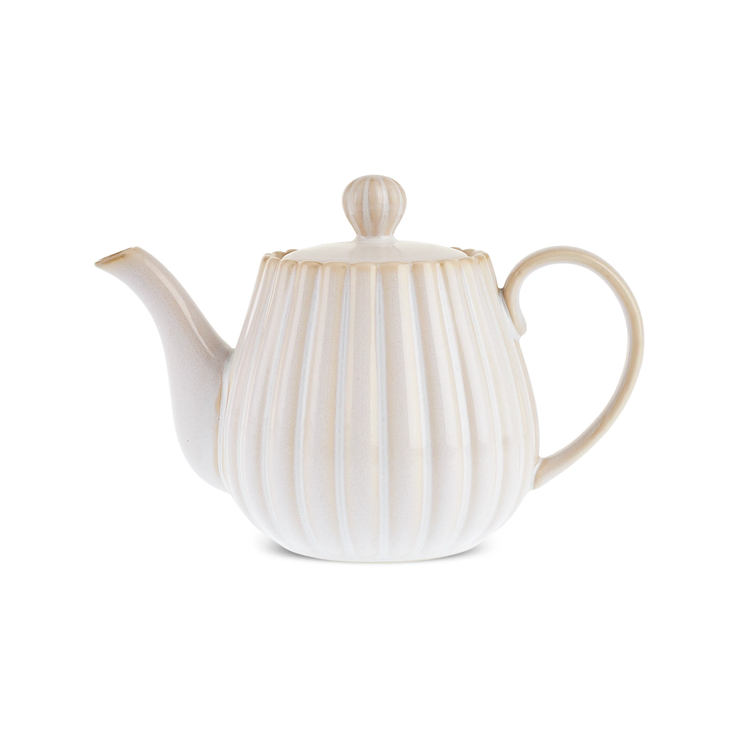 Karaca New Daisy Stoneware Teapot, 550ml, White - Image 6