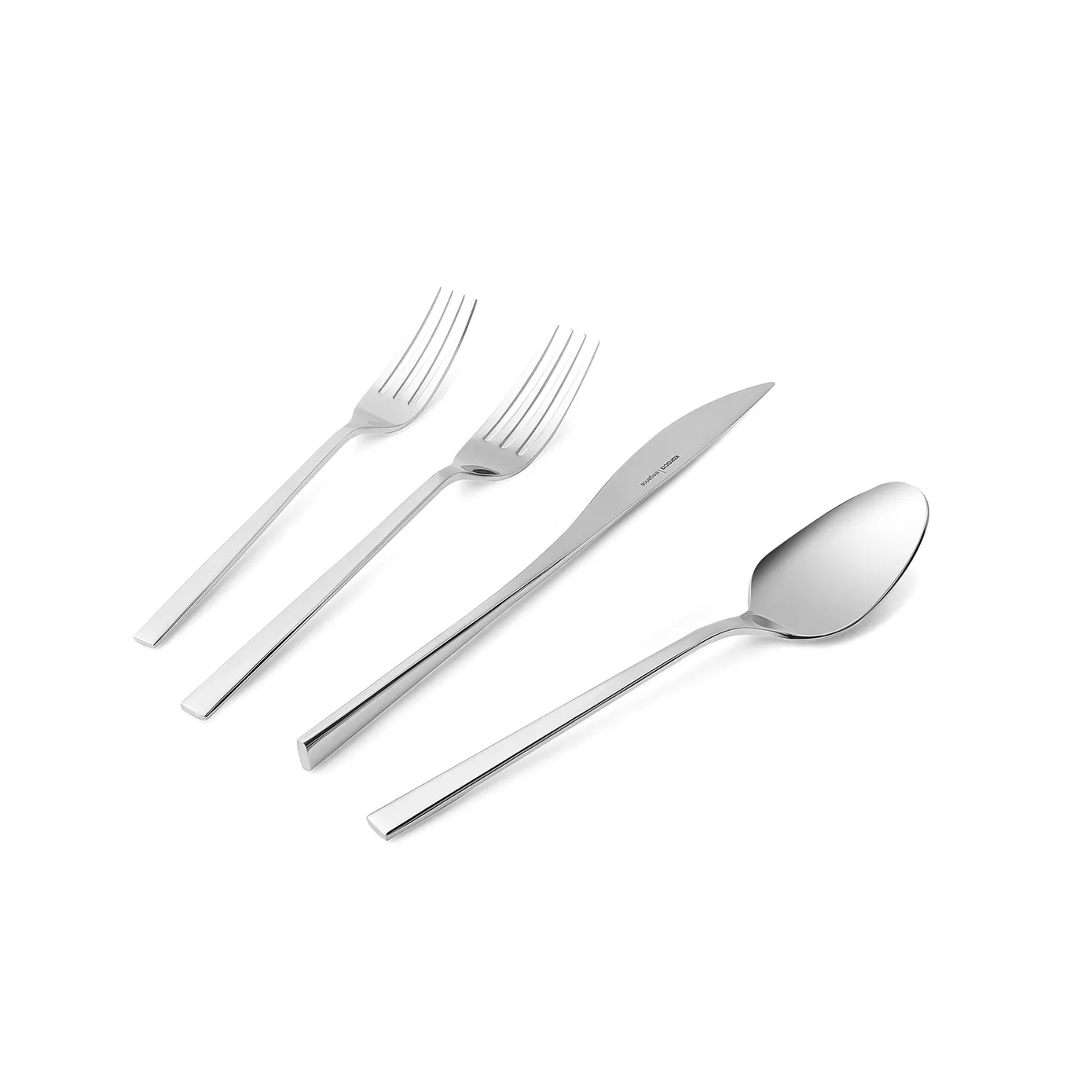 Karaca New Everest 16-Piece Stainless Steel Cutlery Set for 4 People, Silver - Image 2