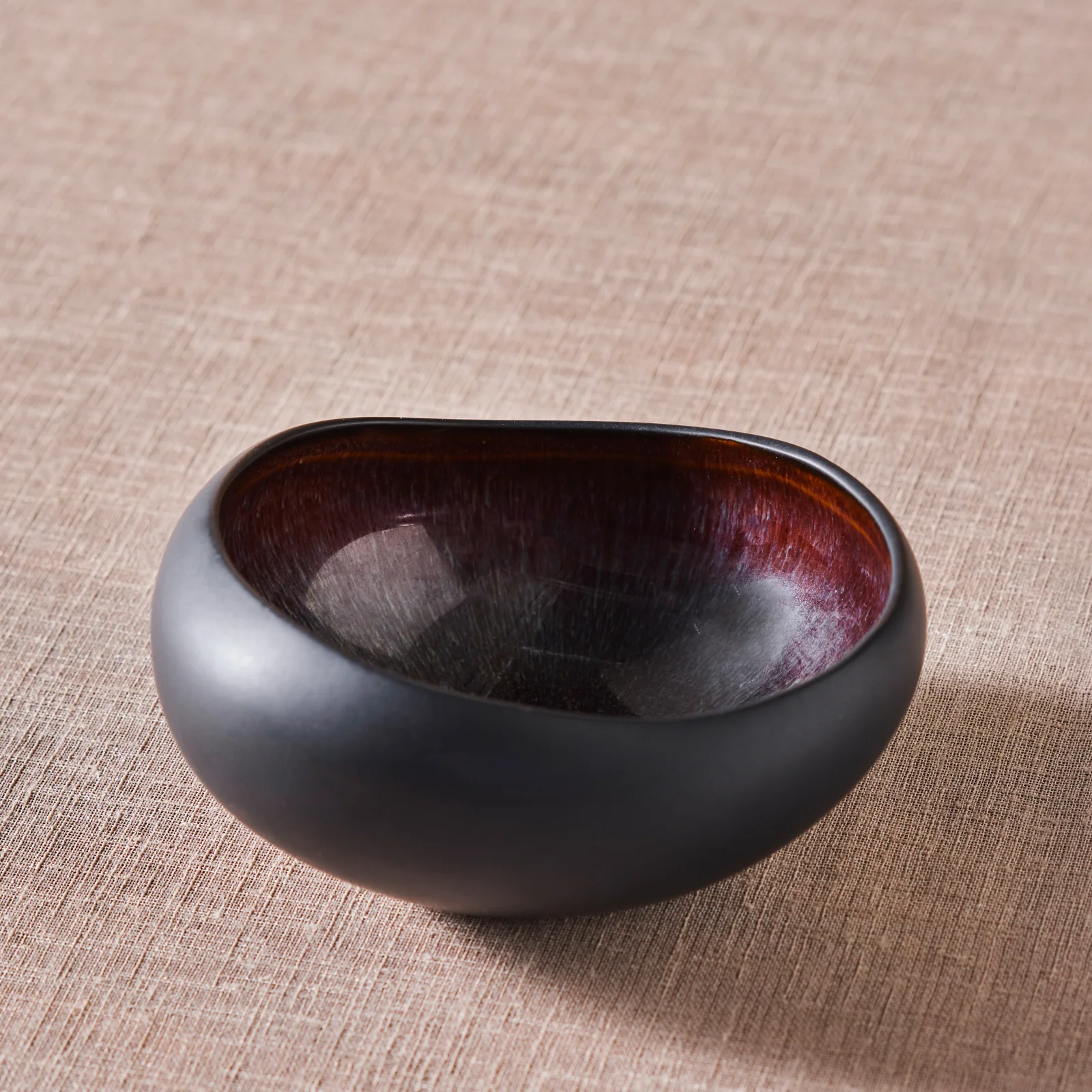 Karaca Earth Collection New Galactic Reactive Glaze Cereal/Soup Bowl, 15cm, Black - Image 4