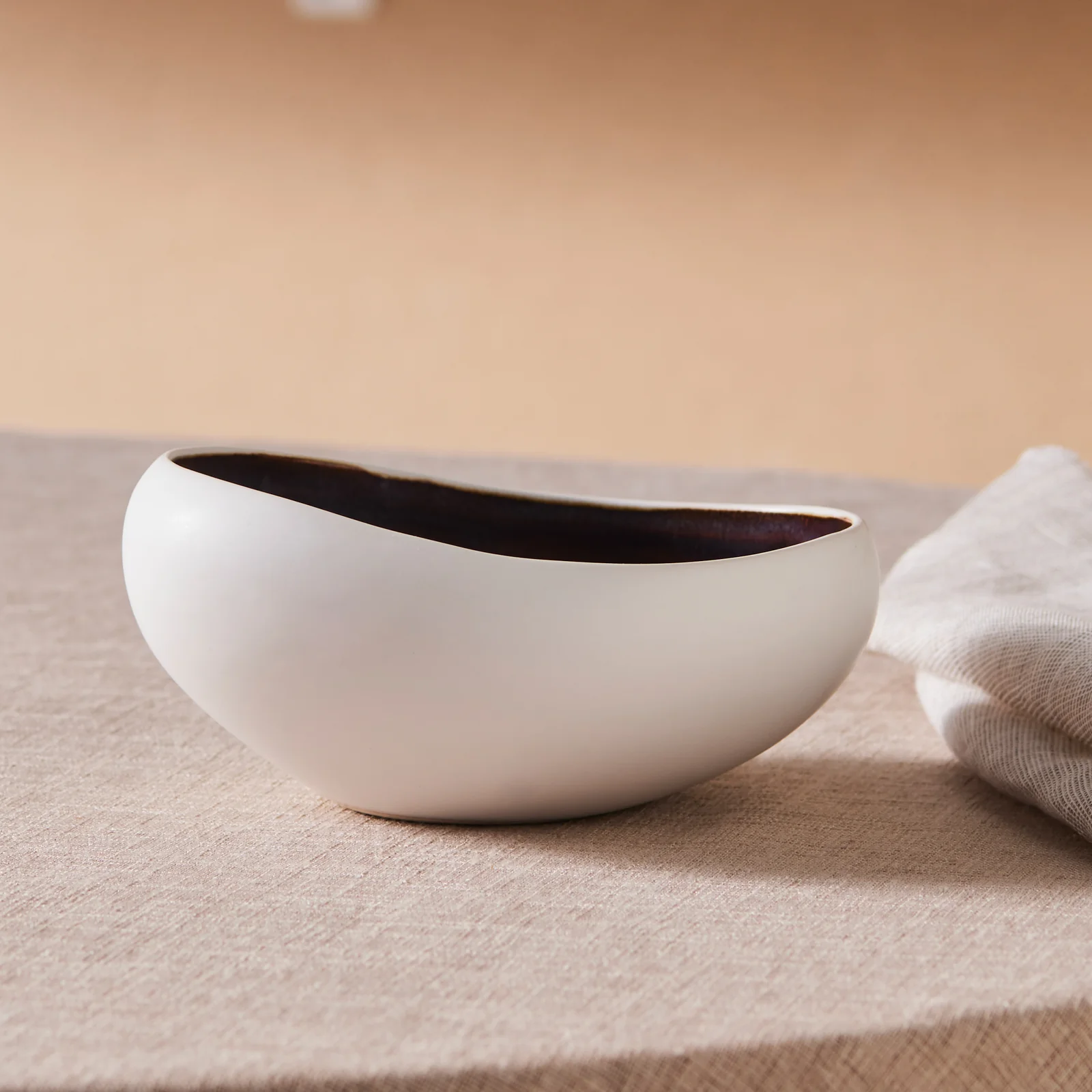 Karaca Earth Collection New Galactic Reactive Glaze Cereal/Soup Bowl, 15cm, White - Image 3