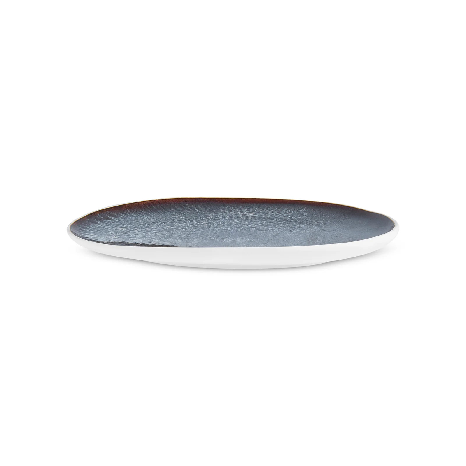 Karaca Earth Collection New Galactic Reactive Glaze Dinner Plate, 27cm, White - Image 3