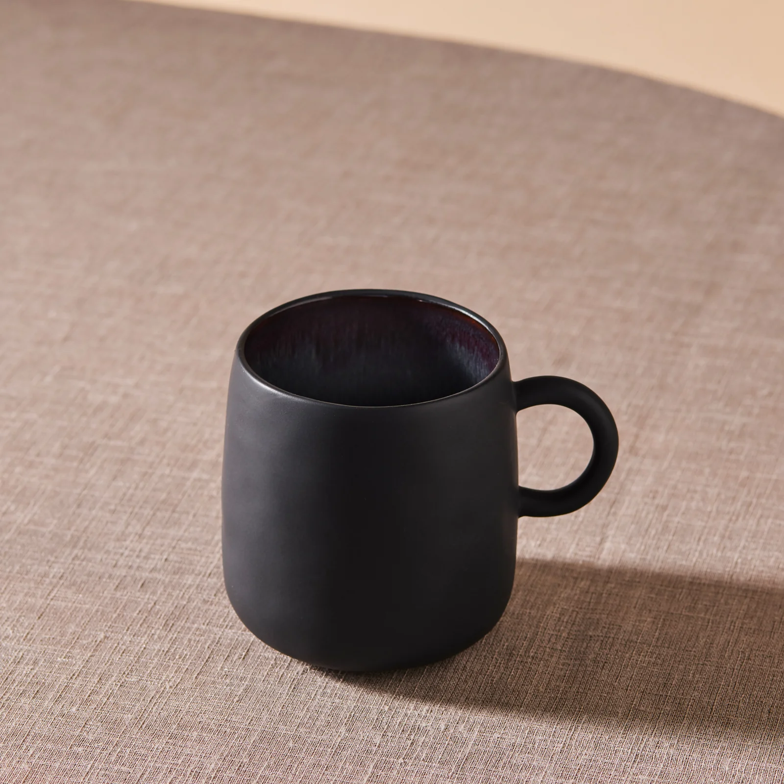 Karaca Earth Collection New Galactic Reactive Glaze Mug, 400ml, Black - Image 3