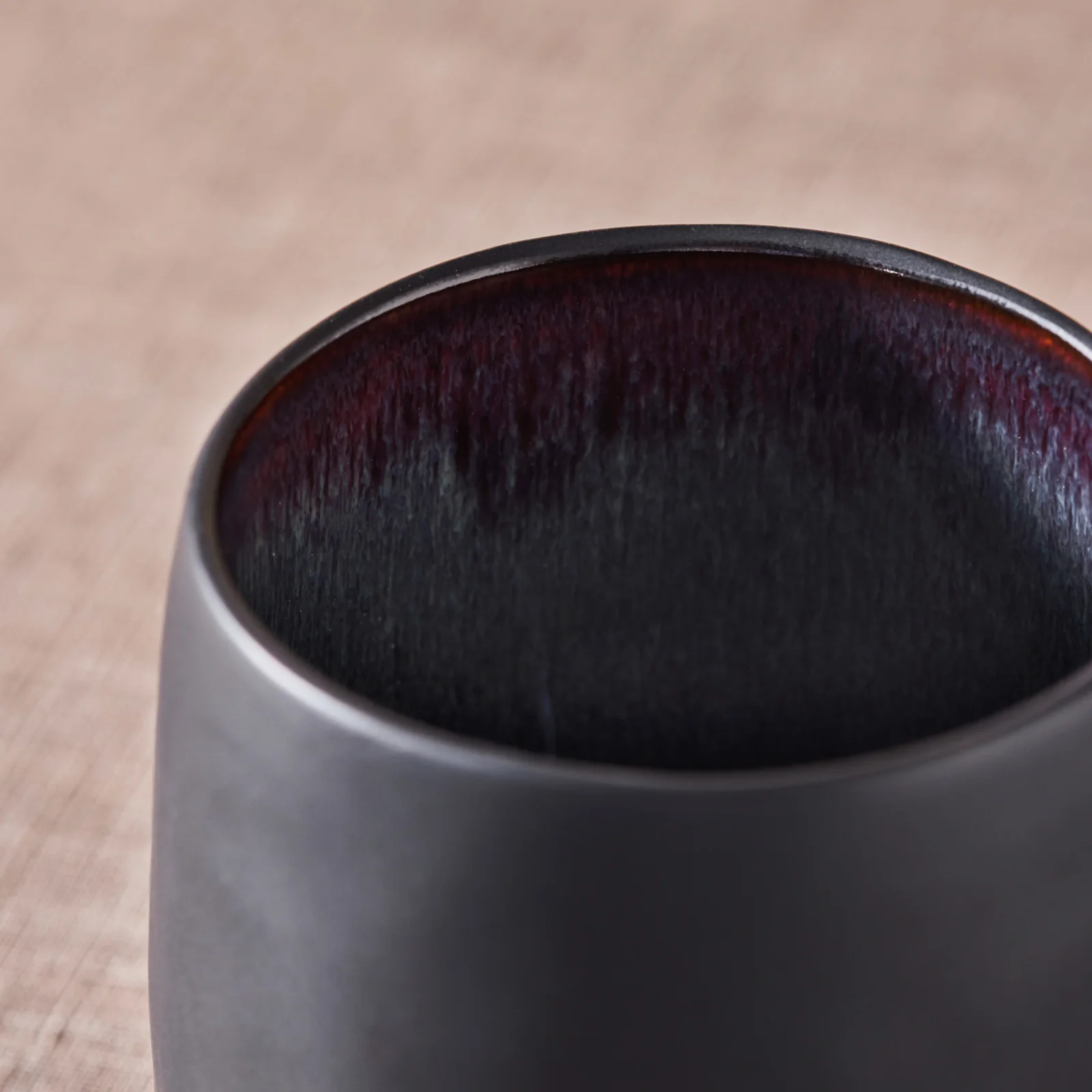 Karaca Earth Collection New Galactic Reactive Glaze Mug, 400ml, Black - Image 4