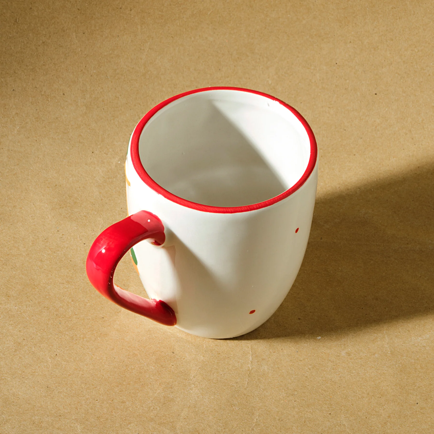 Karaca New Year Christmas Candy Cane Mug, Multi - Image 3