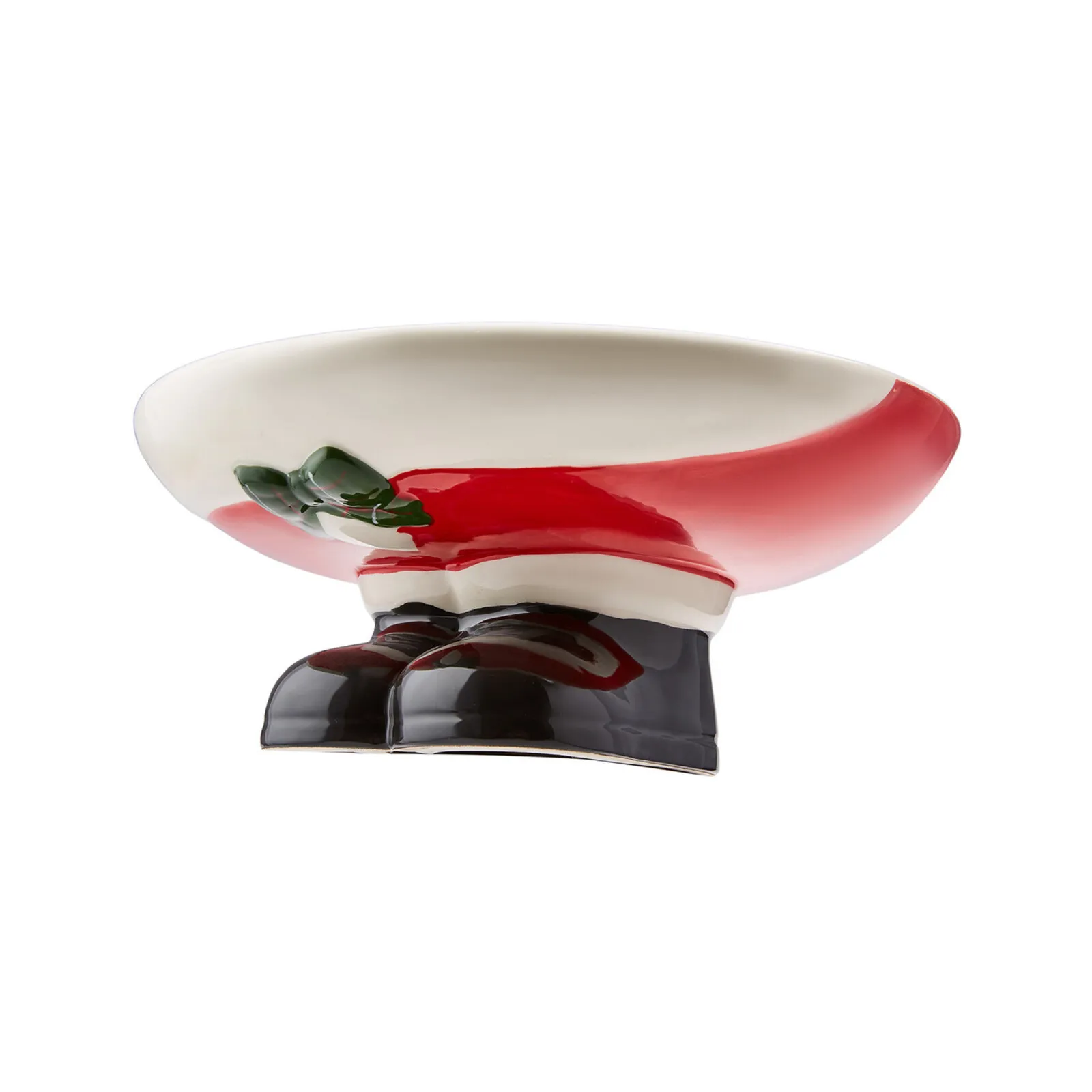 Karaca New Year Christmas Ceramic Cake Stand, 25.2cmx25.2cmx10.6cm, Multi - Image 4
