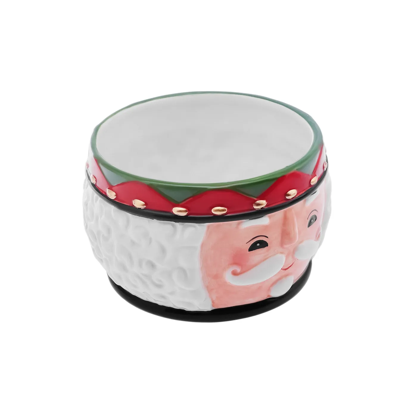 Karaca New Year Christmas Nutcracker Dipping Dish, 12cm, White Multi - Image 2