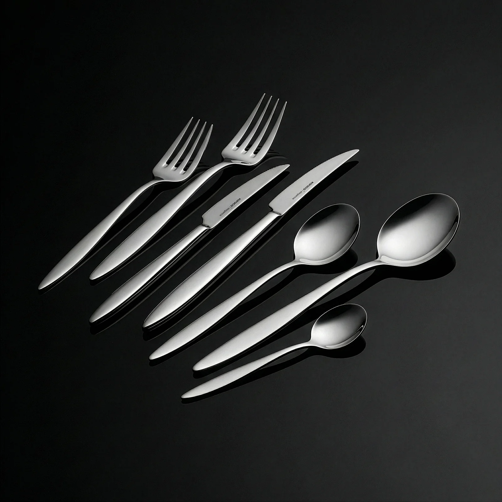 Karaca Novara 84-Piece Stainless Steel Cutlery Set for 12 People - Image 10