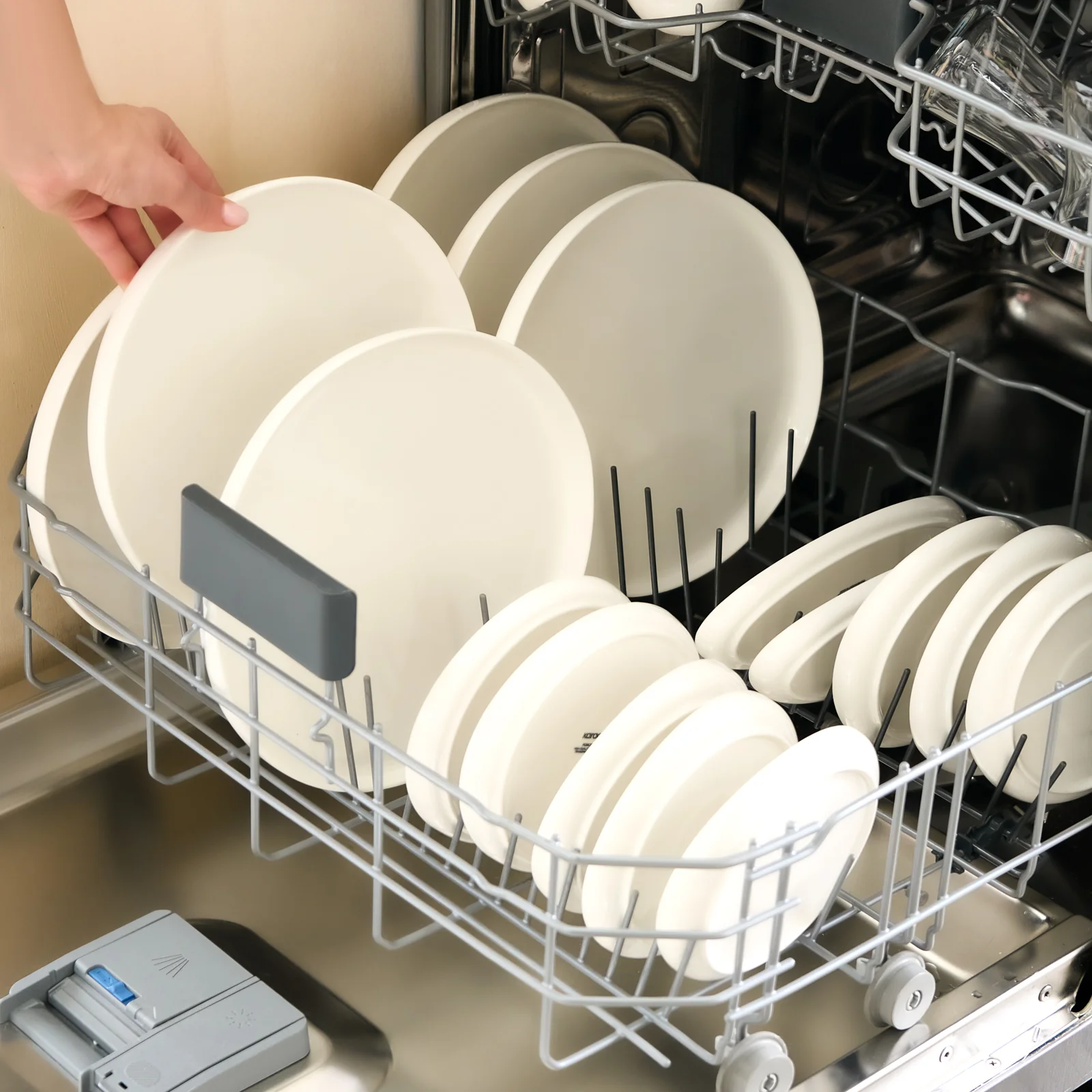 Karaca Bone China Olla 28-Piece Serveware Set for 6 People, White - Image 8