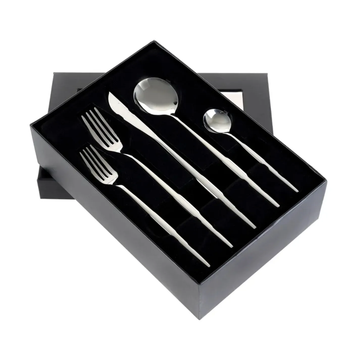 Karaca Orion 30-Piece Stainless Steel Cutlery Set for 6 People, Silver - Image 11