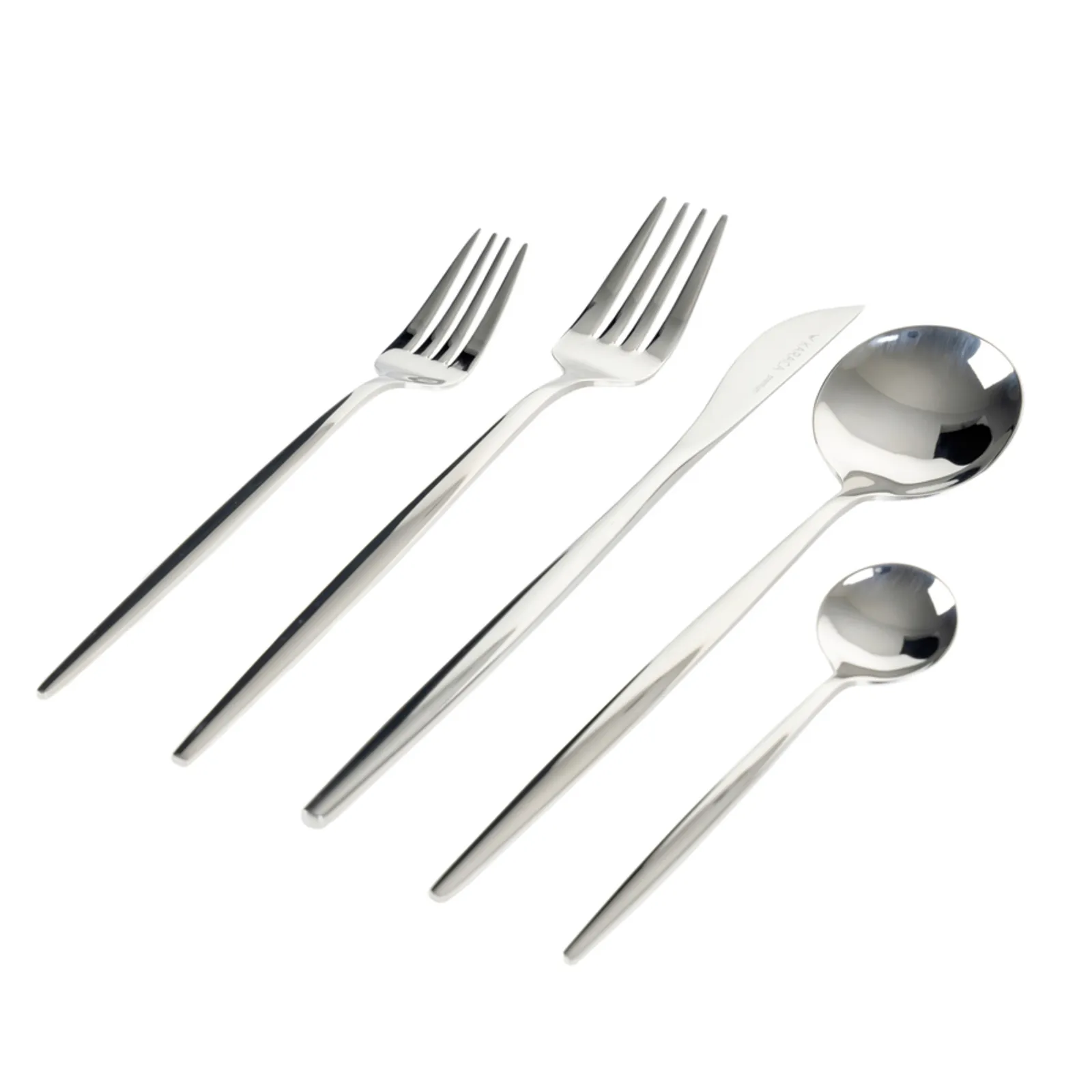Karaca Orion 30-Piece Stainless Steel Cutlery Set for 6 People, Silver - Image 3