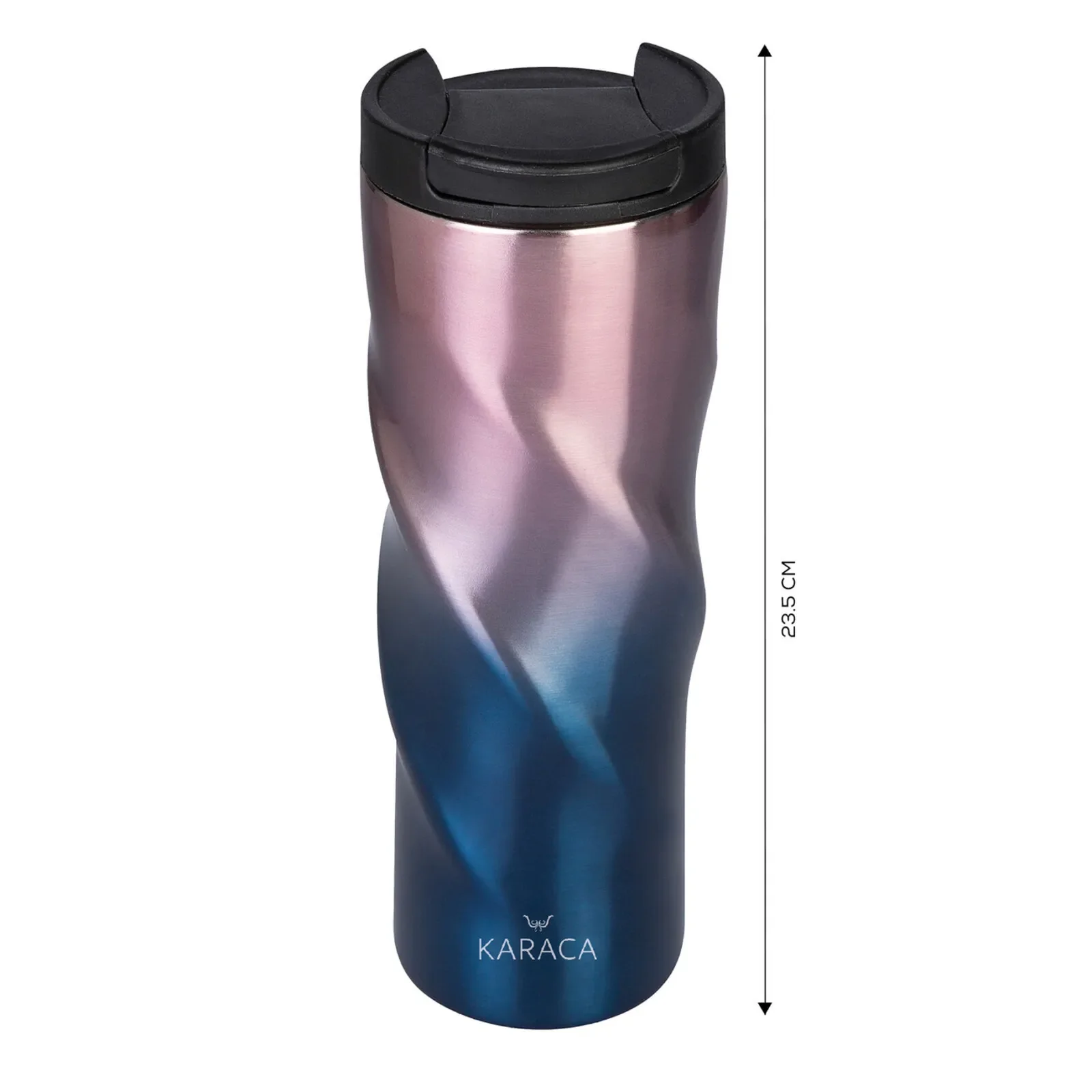 Karaca Orion Stainless Steel Flask, 500ml, Multi - Image 3