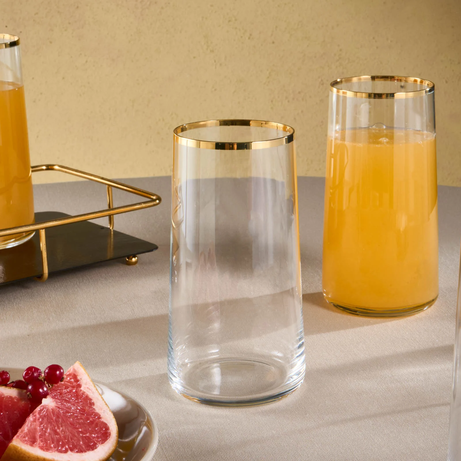 Karaca Orlando 6-Piece Highball Glass Set, 520ml, Multi - Image 2