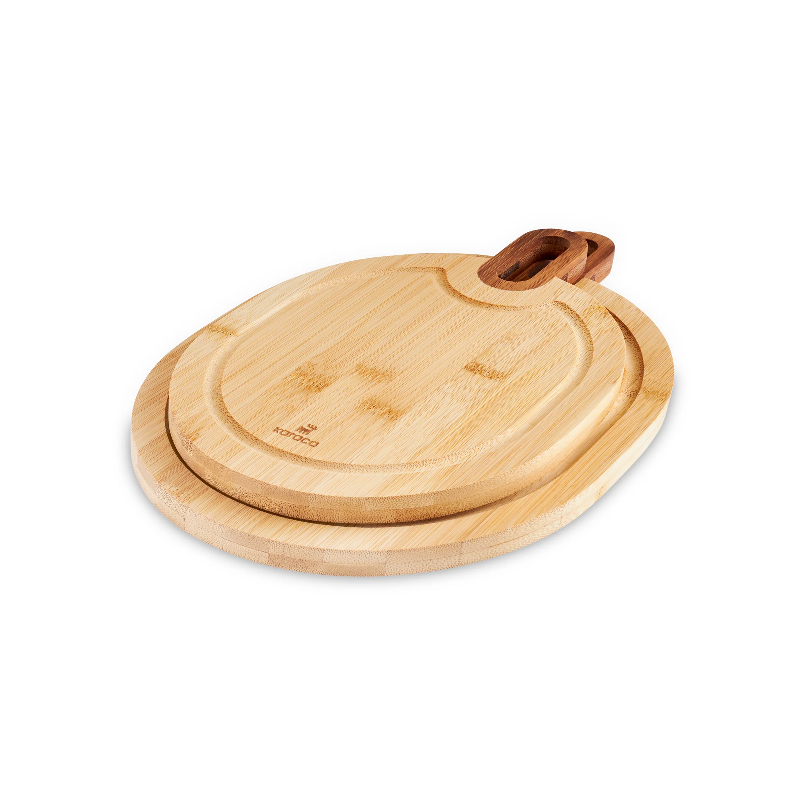 Karaca Ovelcut 2-Piece Bamboo Chopping Board Set, Wood - Image 6
