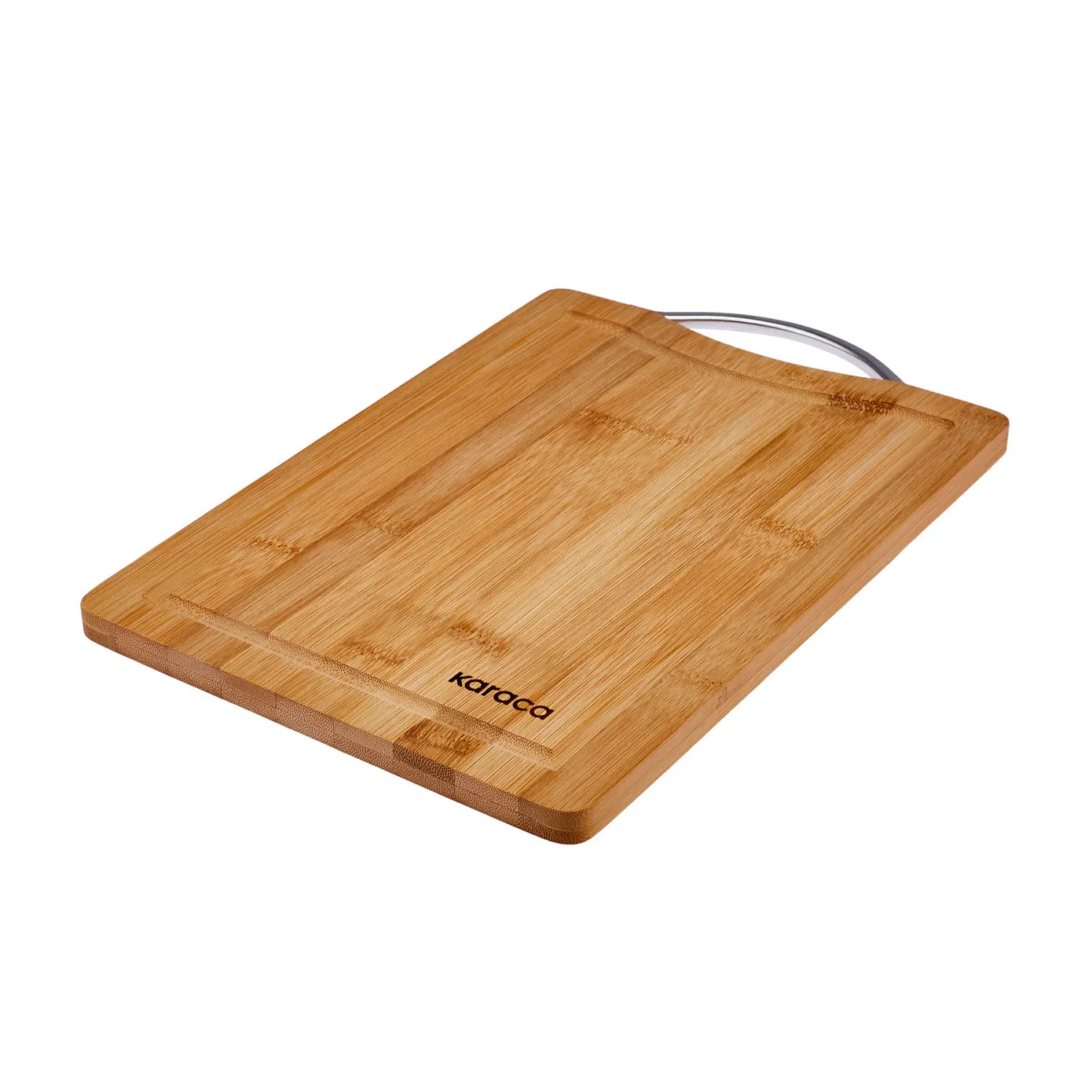 Karaca Owen Bamboo Rectangle Chopping Board, Large, Wood - Image 8