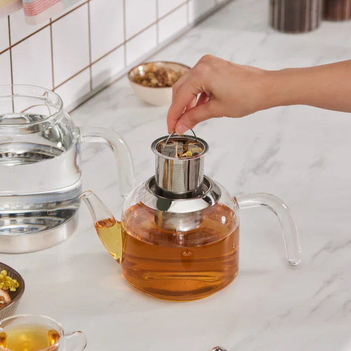 Karaca Panora Family-Size Glass Teapot - Image 4