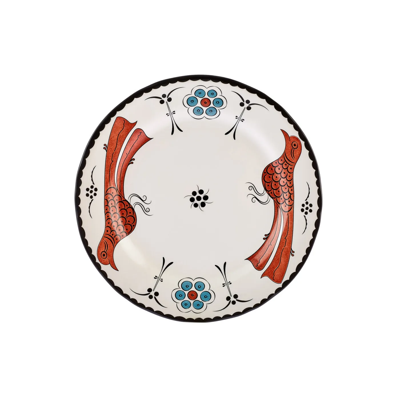 Karaca Paye Seljuk Collection Porcelain Dinner Plate, 26cm, Multi - Image 2