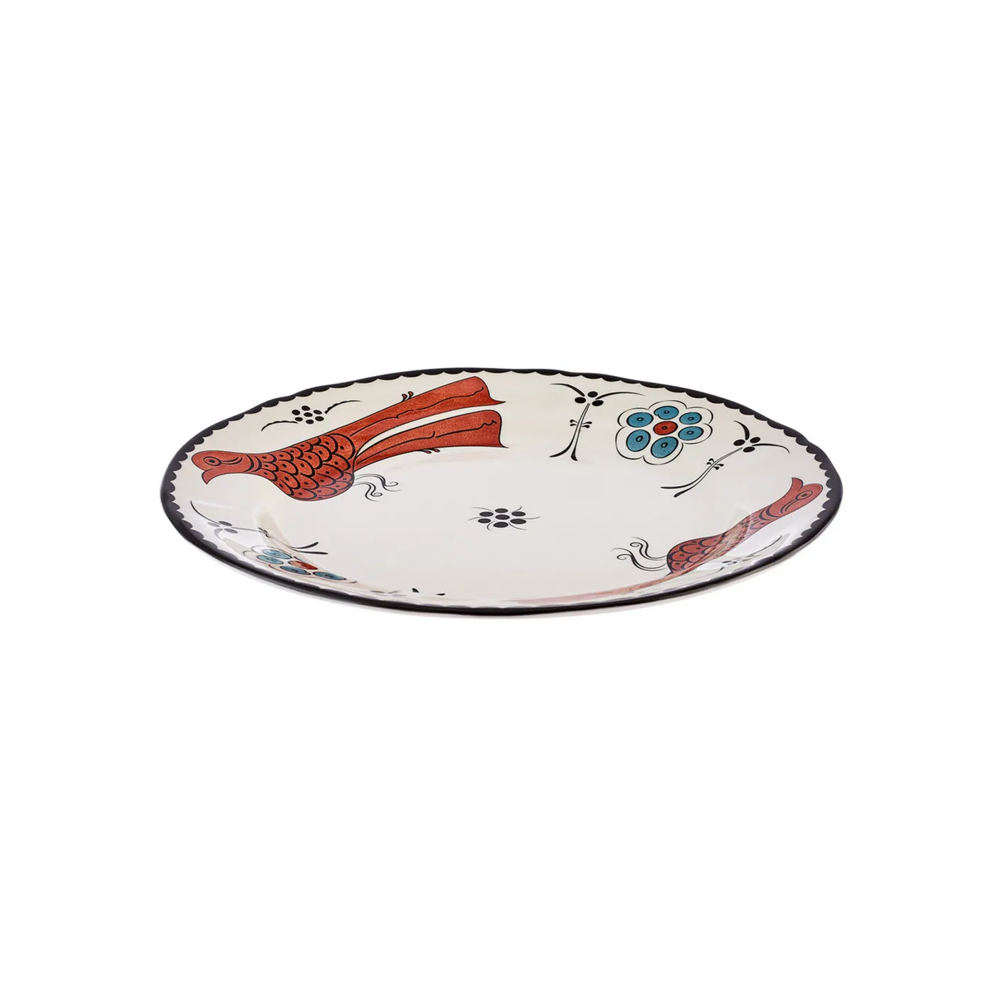 Karaca Paye Seljuk Collection Porcelain Dinner Plate, 26cm, Multi - Image 3