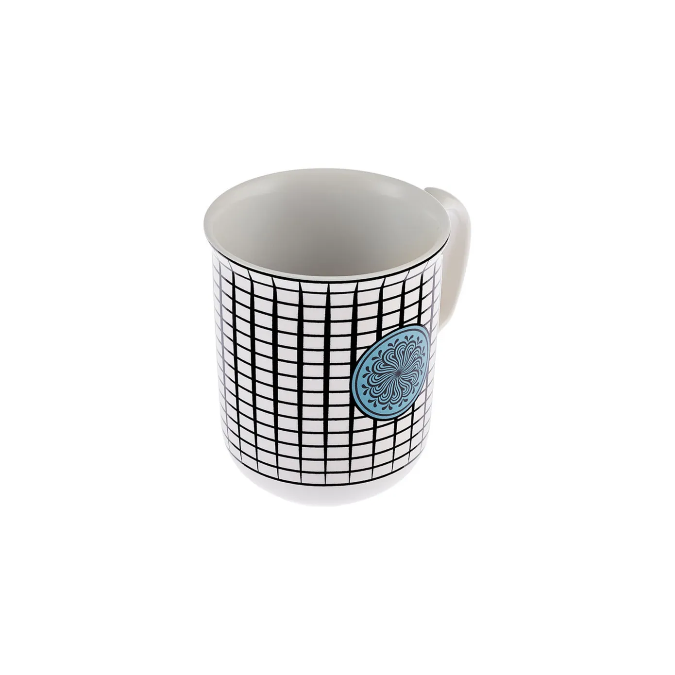 Karaca Paye Seljuk Collection Porcelain Mug, 340ml, Blue Multi - Image 2