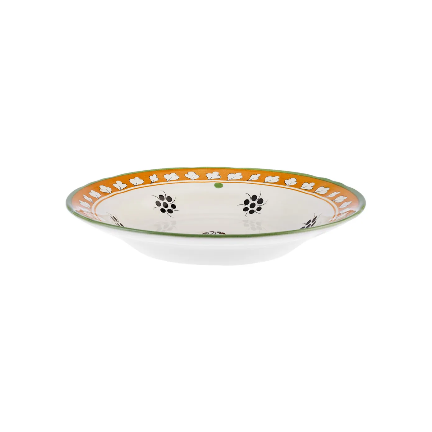 Karaca Paye Seljuk Collection Porcelain Pasta Bowl, 23cm, Yellow Multi - Image 3