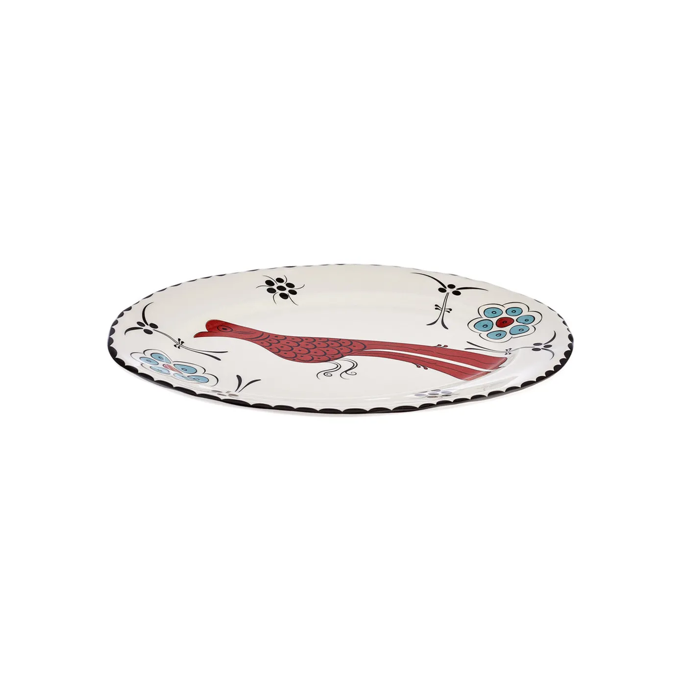 Karaca Paye Seljuk Collection Porcelain Serving Platter, 25cm, Multi - Image 4