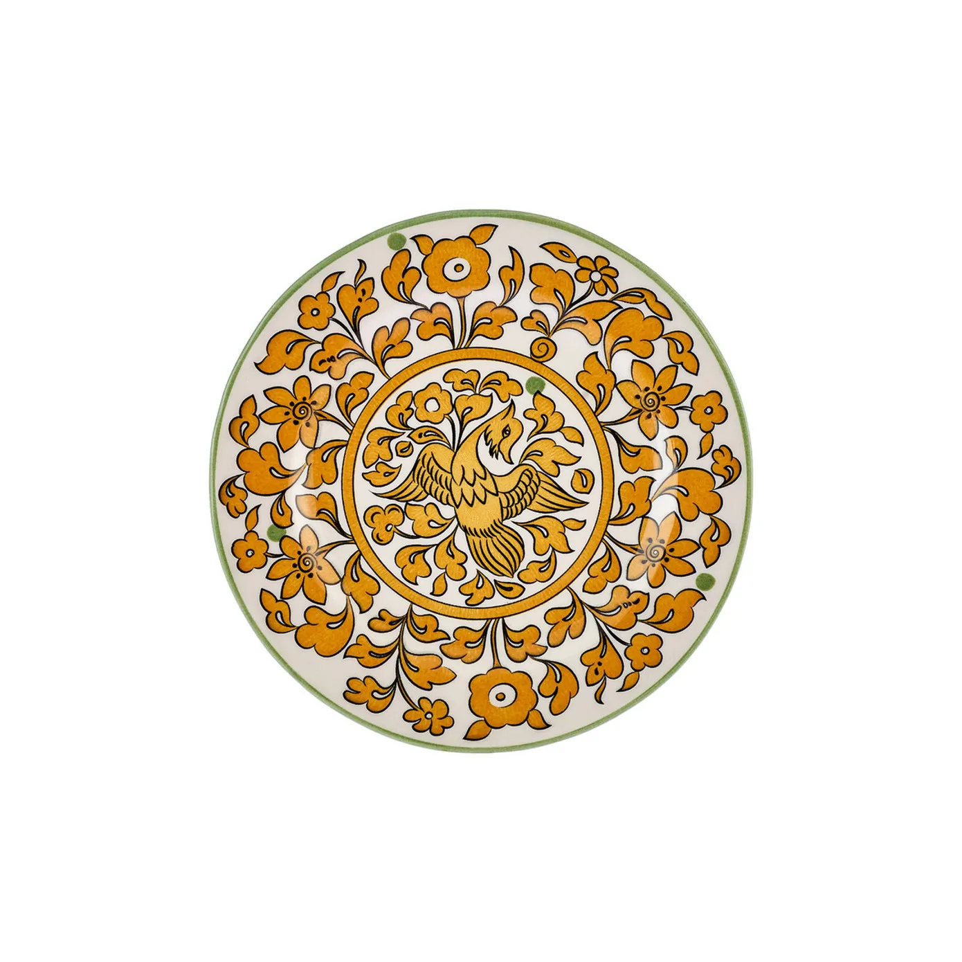 Karaca Paye Seljuk Collection Porcelain Side Plate, 16cm, Yellow Multi - Image 3
