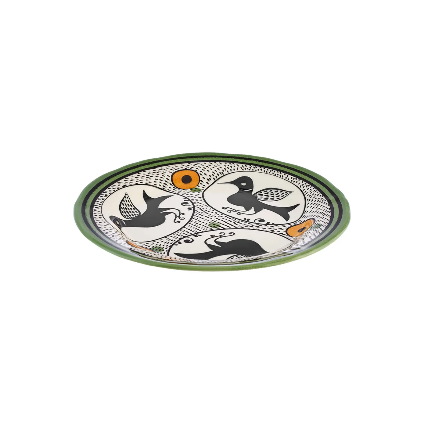 Karaca Paye Seljuk Collection Porcelain Side Plate, 21cm, Green Multi - Image 5