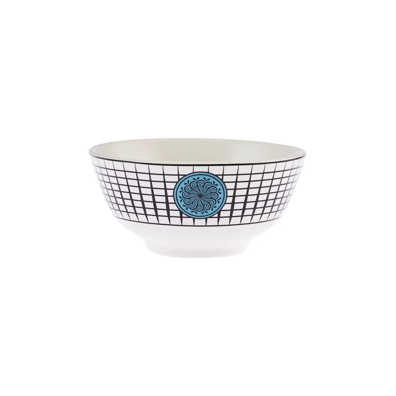 Karaca Paye Seljuk Collection Porcelain Snack Bowl, 12cm, Blue Multi - Image 3