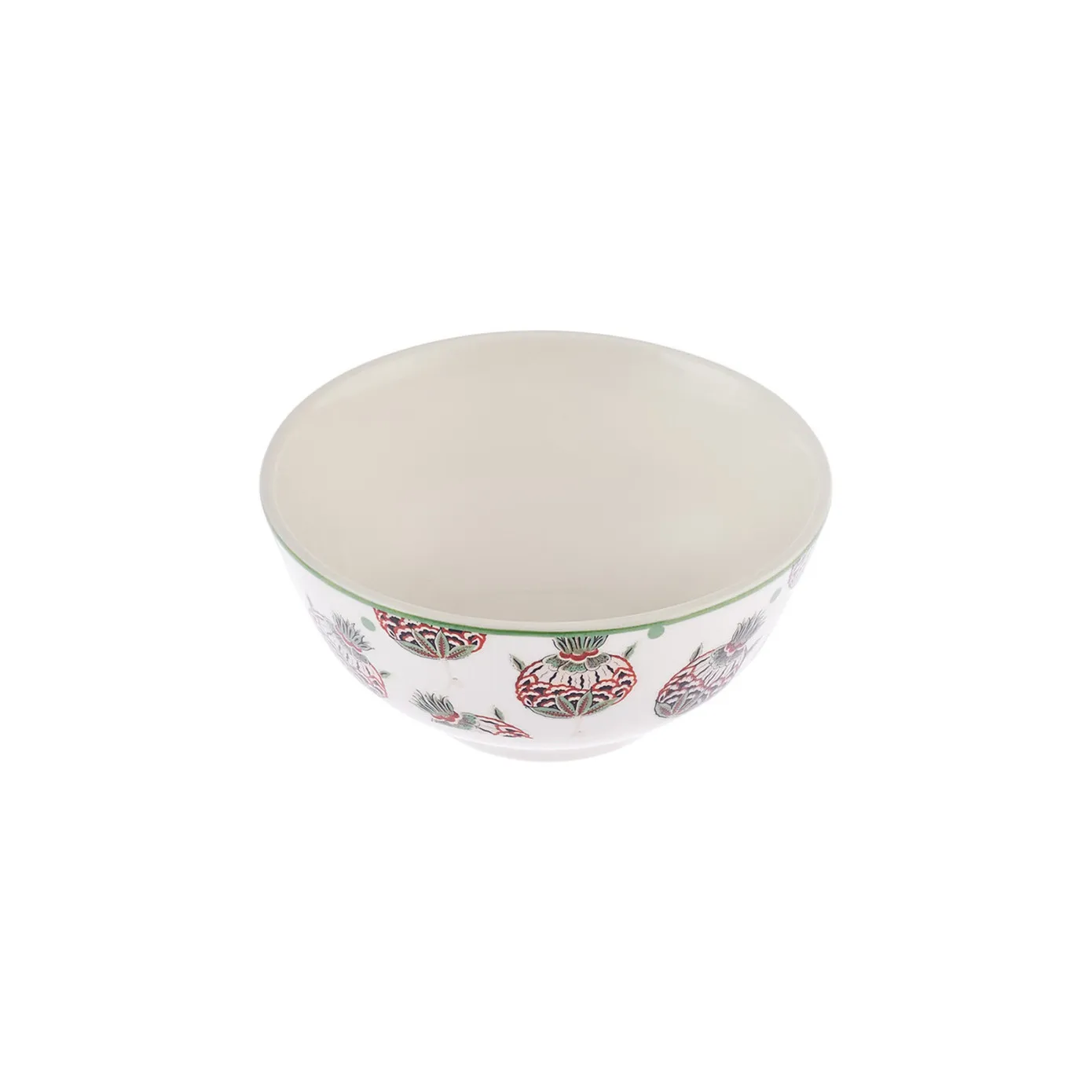 Karaca Paye Seljuk Collection Porcelain Snack Bowl, 12cm, Green Multi - Image 2