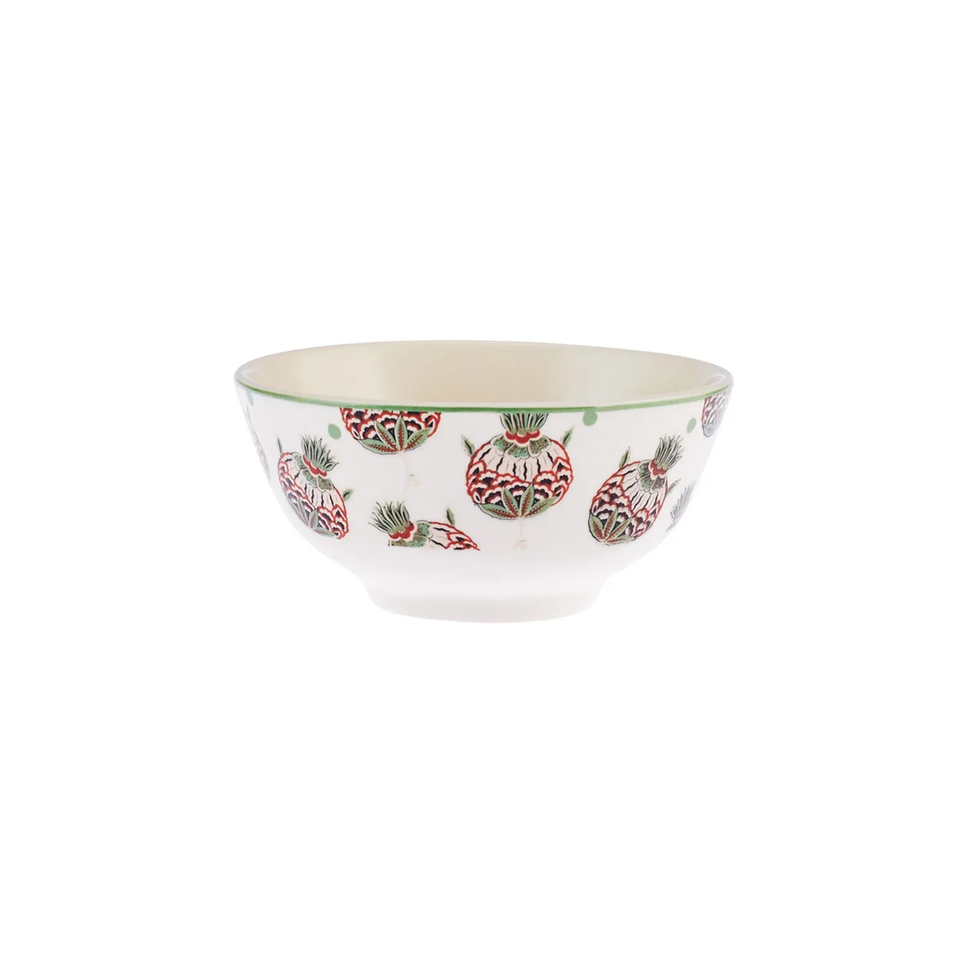 Karaca Paye Seljuk Collection Porcelain Snack Bowl, 12cm, Green Multi - Image 3
