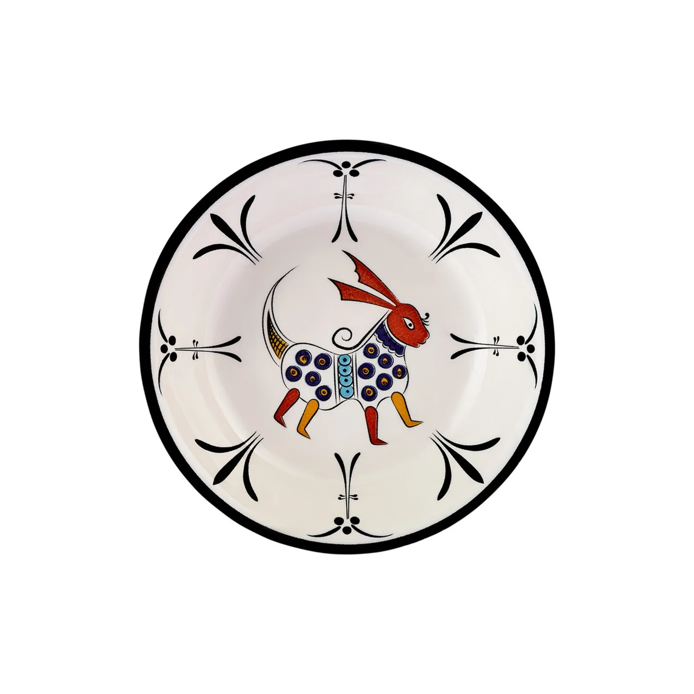Karaca Paye Seljuk Collection Porcelain Snack Bowl, 14cm, Multi - Image 3