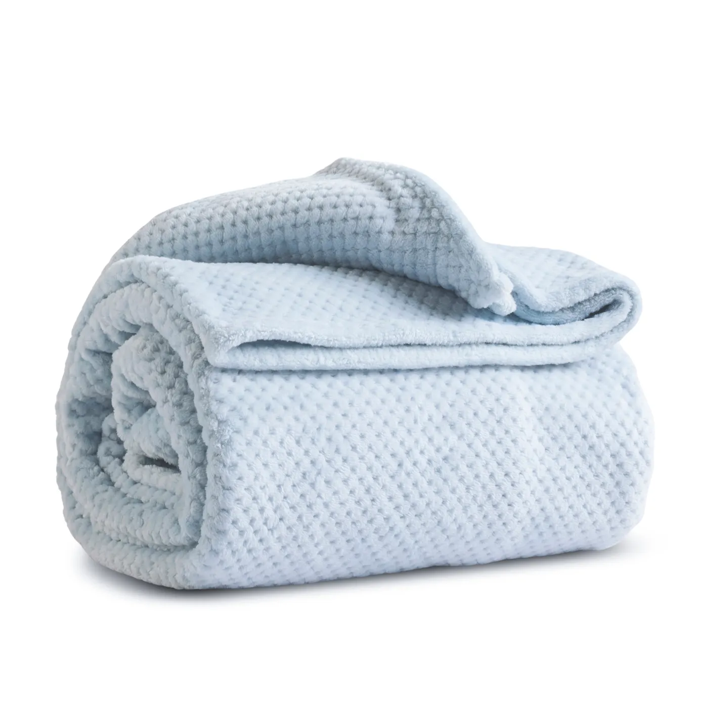 Karaca Pearl Baby Fleece Wellsoft TV Blanket, 130cmx150cm, Blue - Image 6