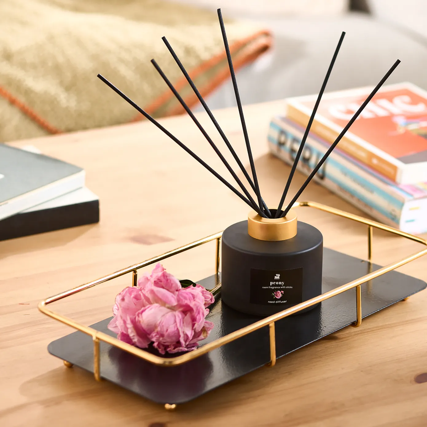 Karaca Peony Reed Diffuser, 160ml, Multi - Image 2