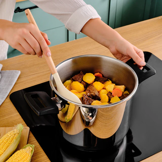 Karaca Perfect 2-Piece Stainless Steel Induction Pressure Cooker Set, 4L+6L, Black Silver - Image 3