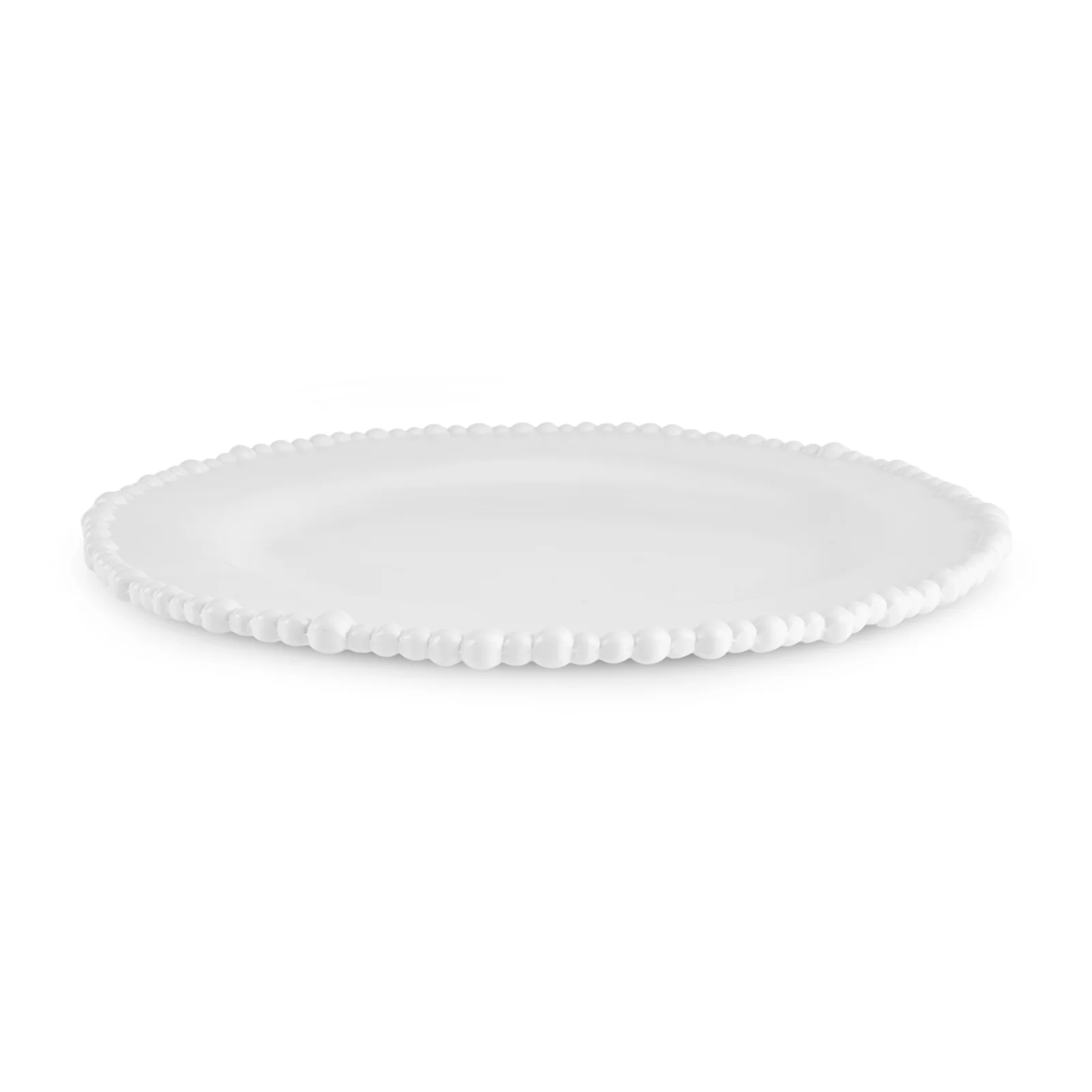 Karaca Perla Melamine Dinner Plate, 28cm, White - Image 4