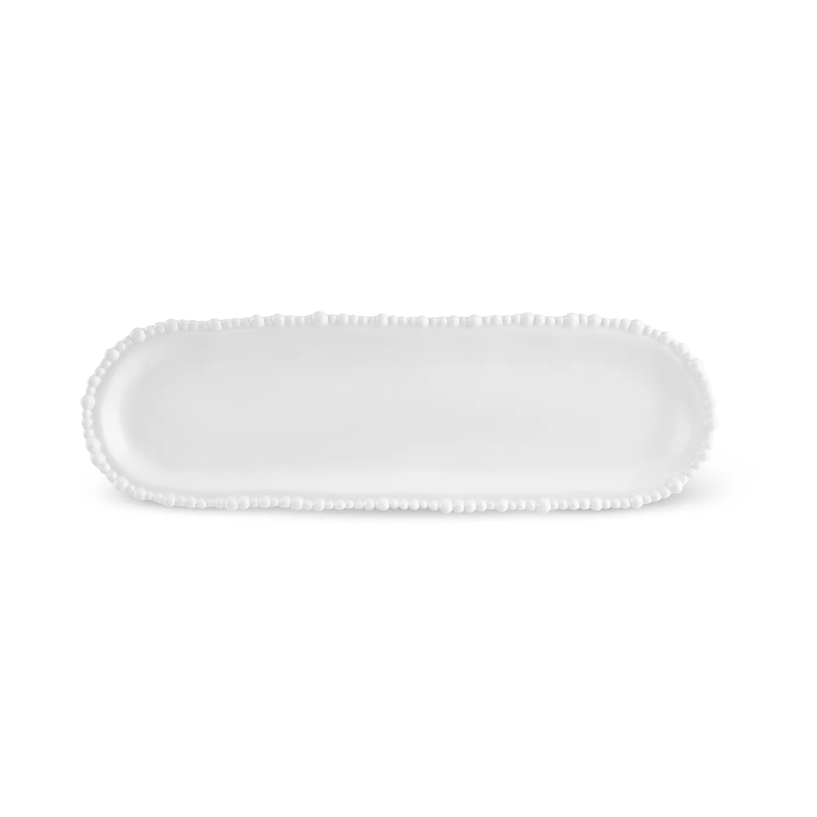 Karaca Perla Melamine Large Serving Platter, 44cm, White - Image 3