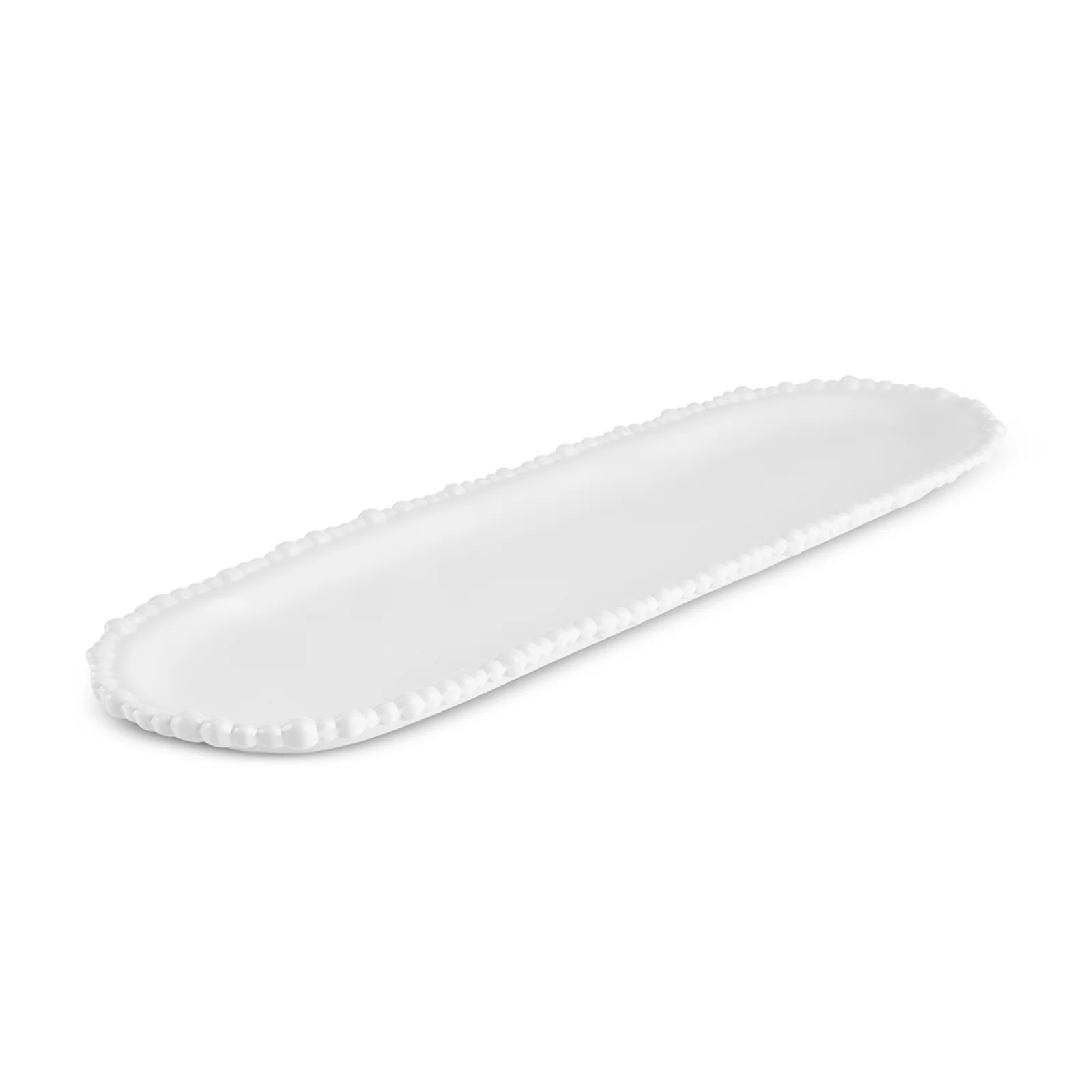 Karaca Perla Melamine Large Serving Platter, 44cm, White - Image 4