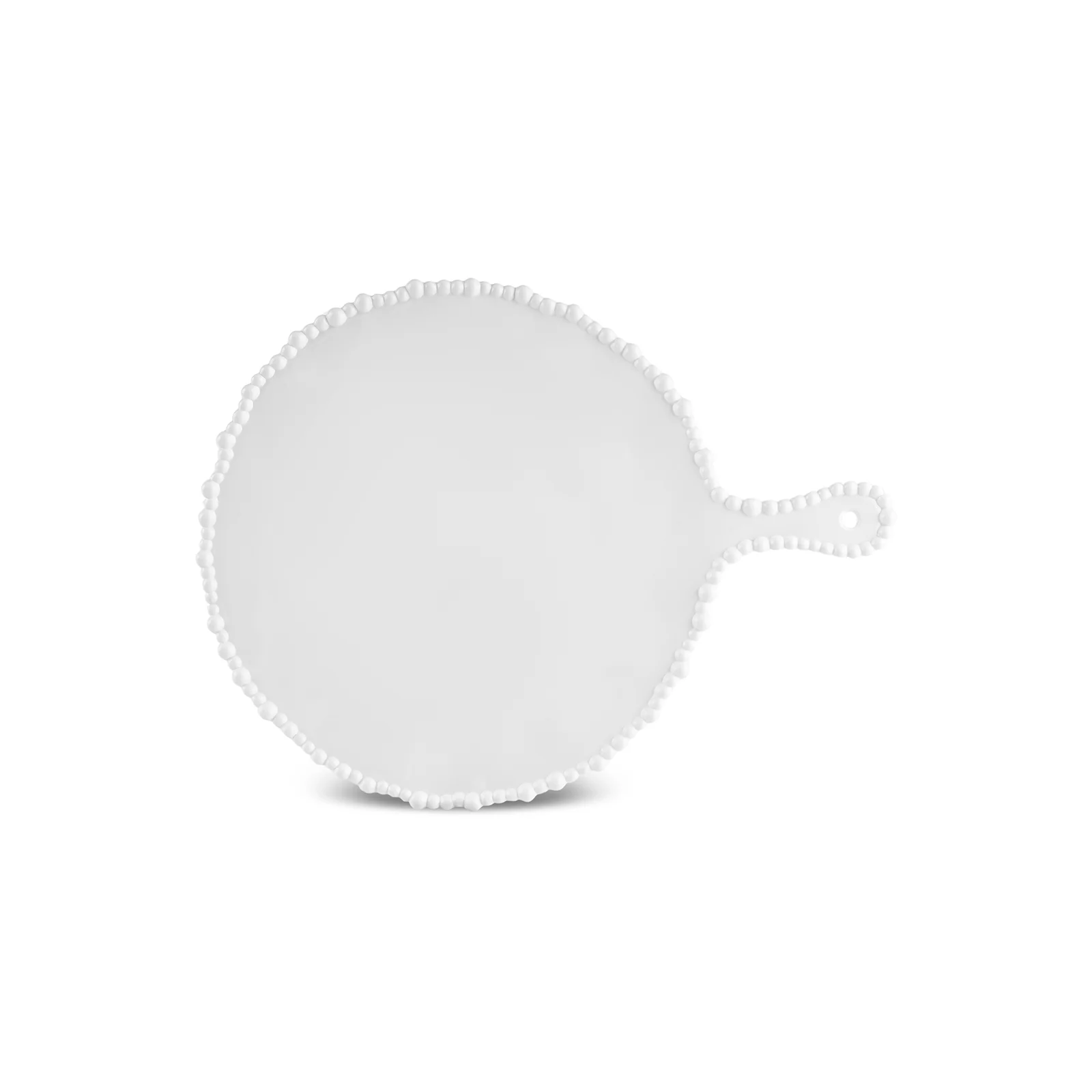 Karaca Perla Melamine Oval Serving Platter, 42cm, White