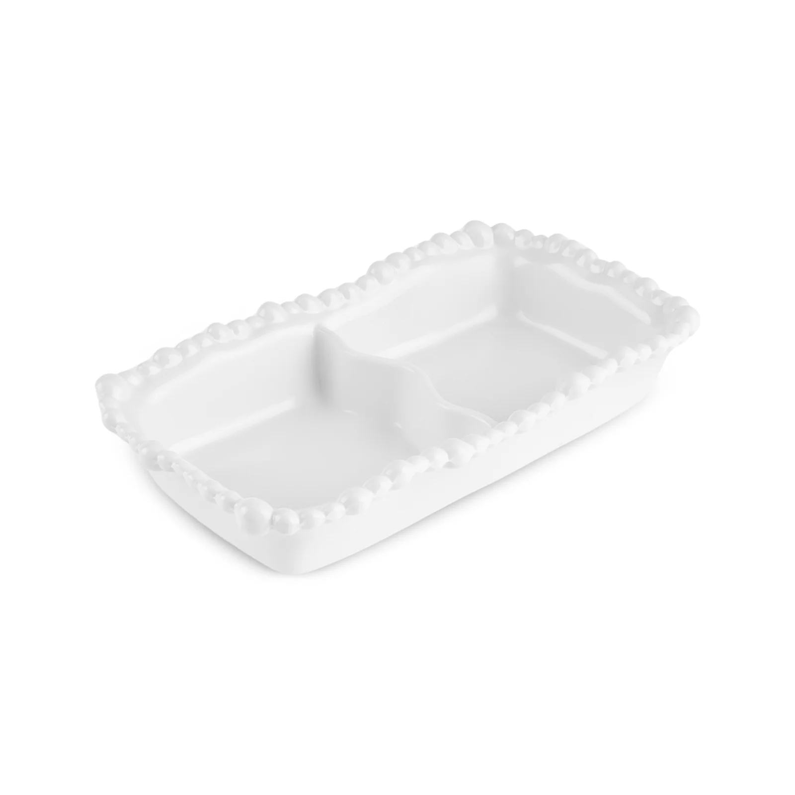 Karaca Perla Melamine Snack Bowl, 23cm, White - Image 6