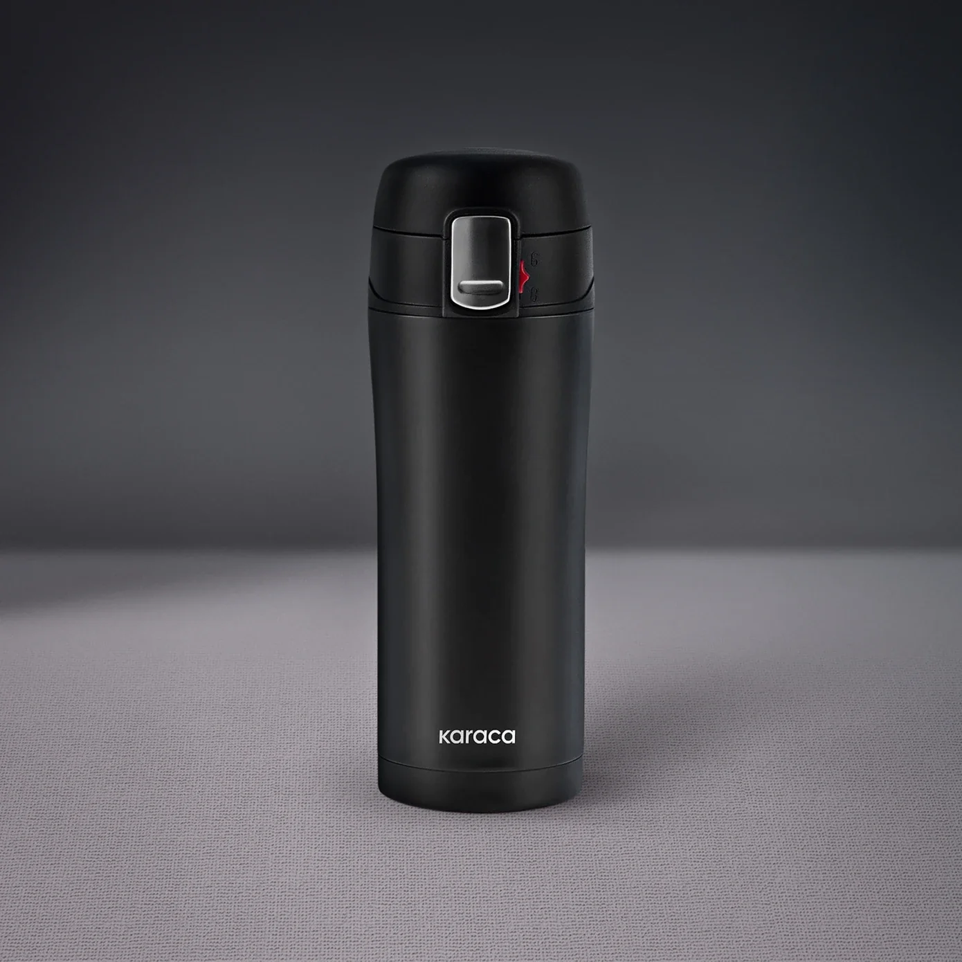 Karaca Pluton Stainless Steel Leak-Proof Flask, 350ml, Black - Image 5