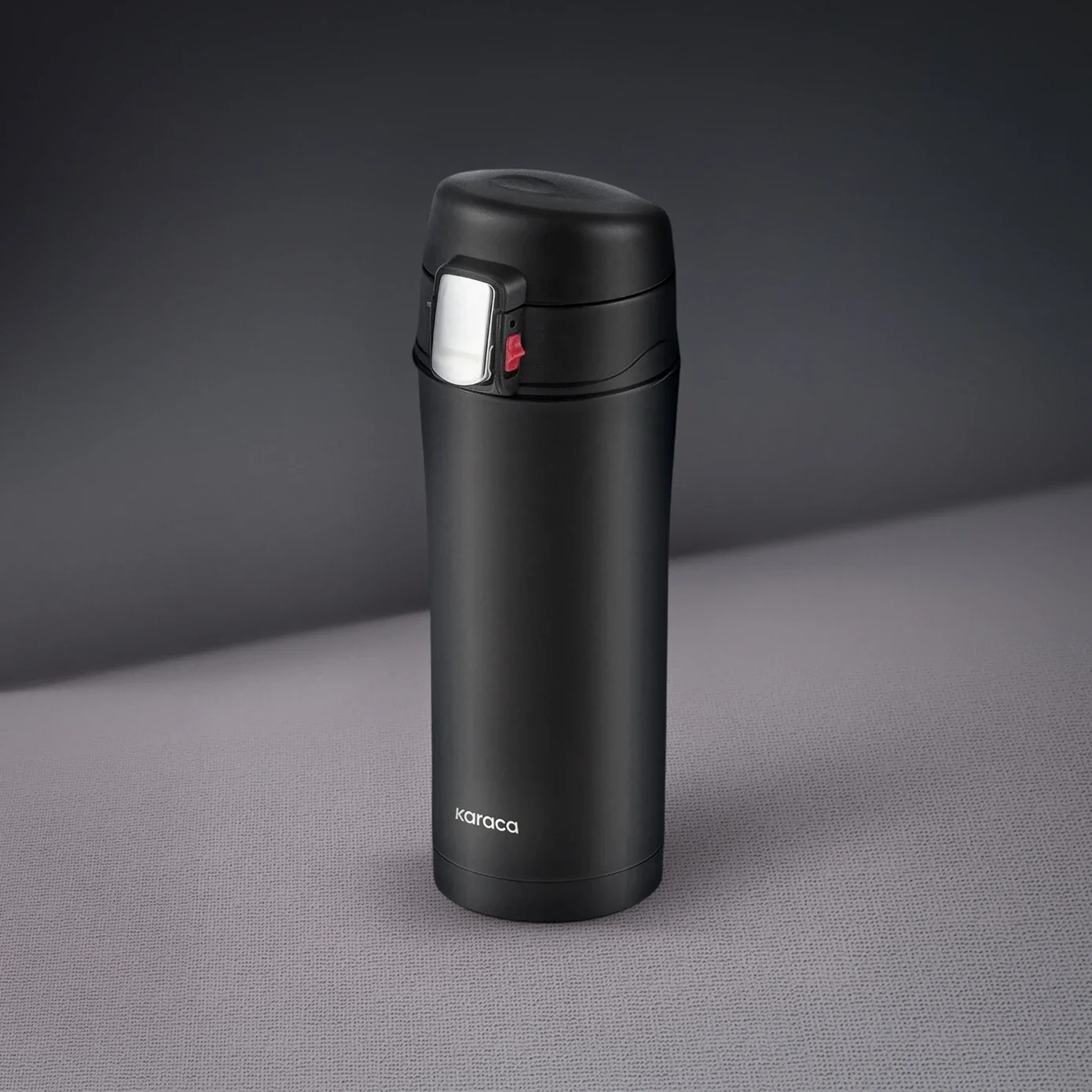 Karaca Pluton Stainless Steel Leak-Proof Flask, 350ml, Black - Image 6