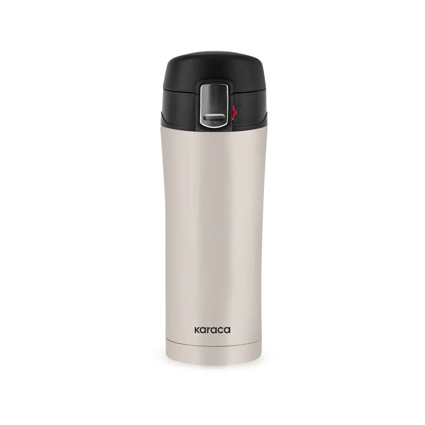 Karaca Pluton Stainless Steel Leak-Proof Flask, 450ml, Cream - Image 6