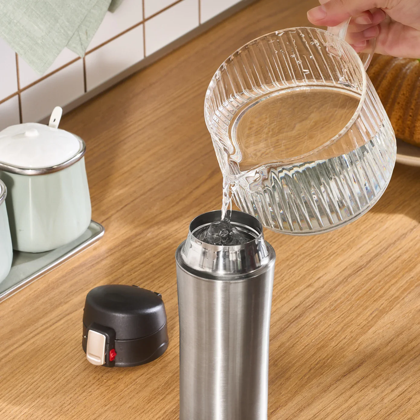 Karaca Pluton Stainless Steel Leak-Proof Flask, 450ml, Inox - Image 8