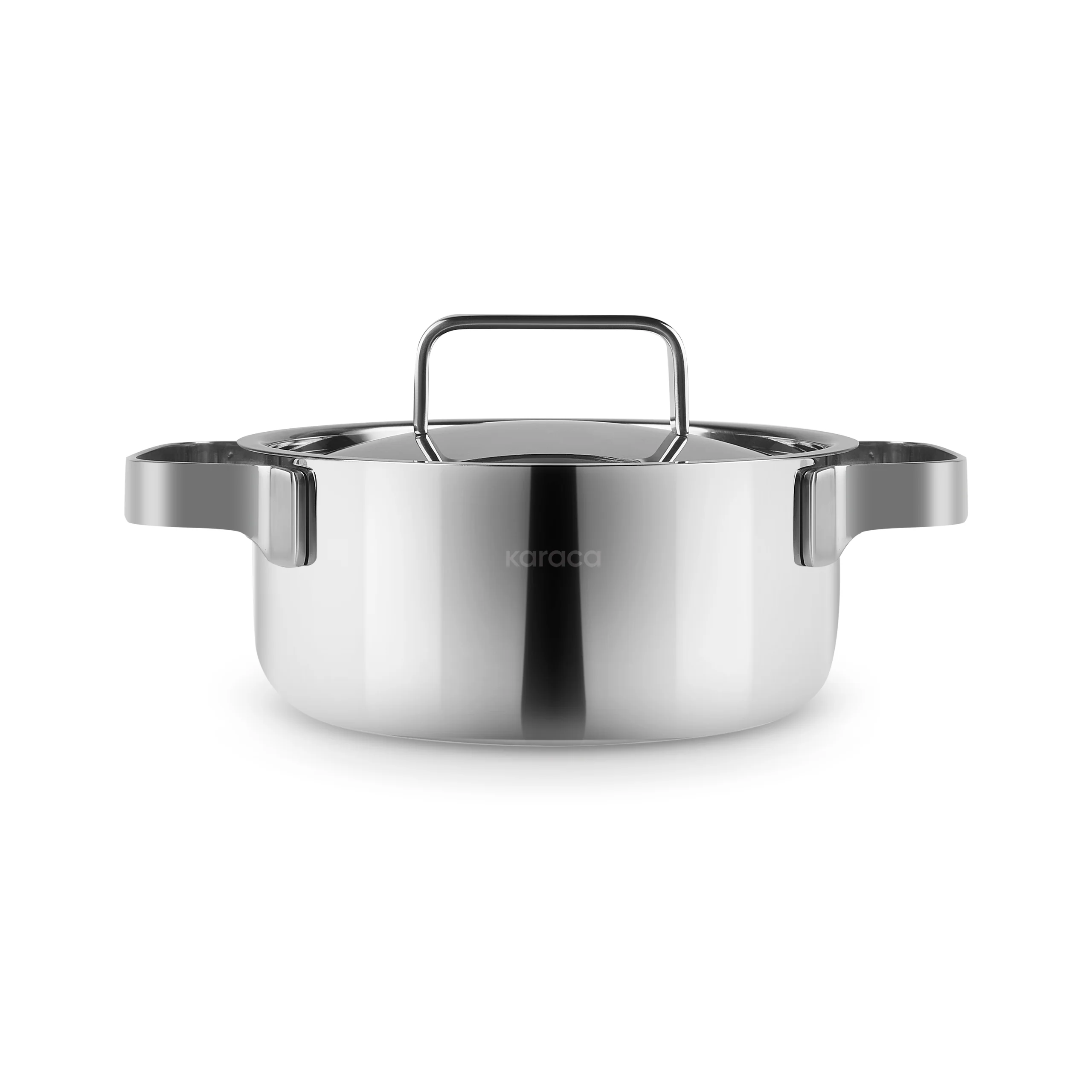 Karaca Powersteel 316+ 3Ply Onyx Stainless Steel Induction Cookware Set, Silver - Image 12