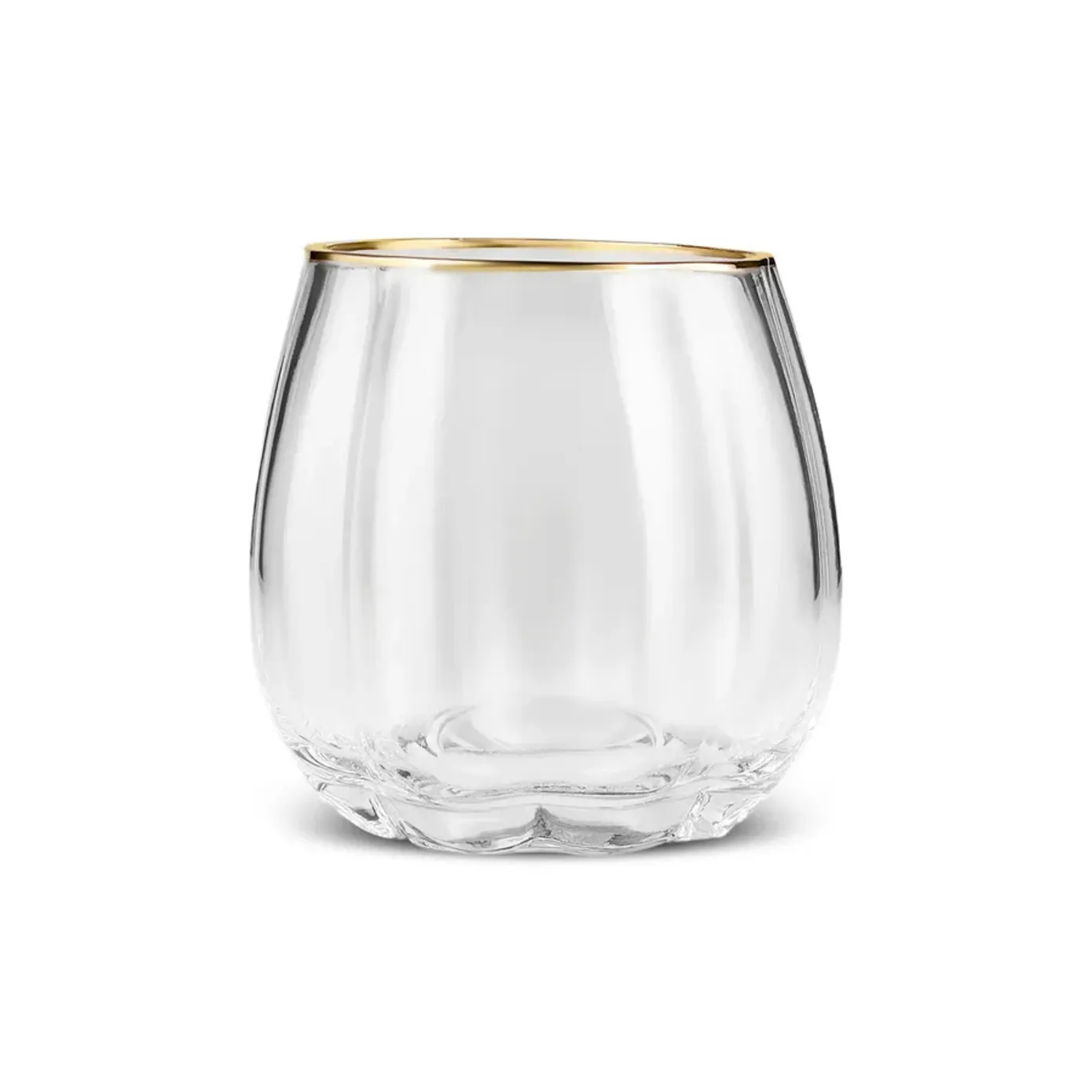 Karaca Priscilla 6-Piece Glass Set for 6 People, 380ml, Gold - Image 5