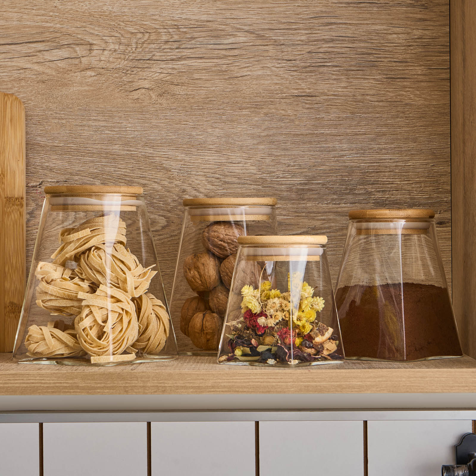 Karaca Prism 4-Piece Storage Container, Clear - Image 5