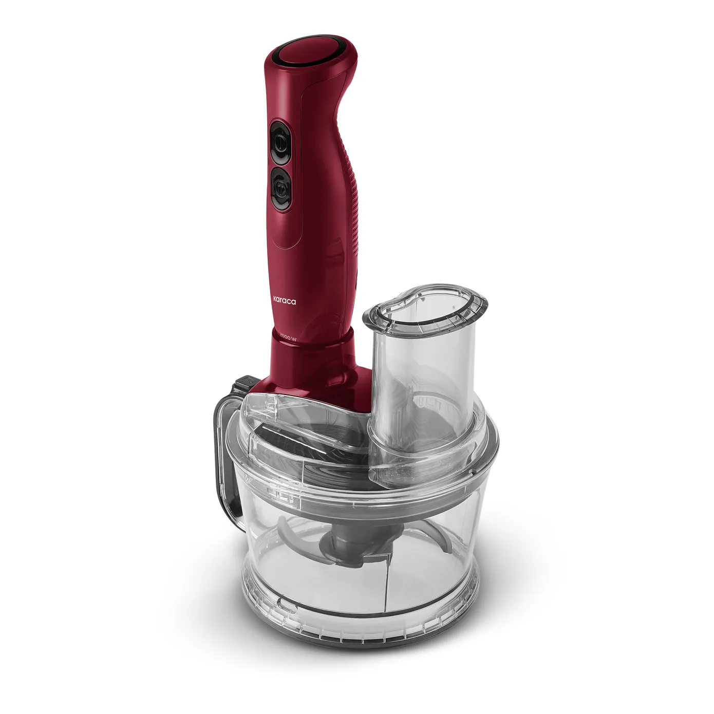 Karaca Pro-Multimax 6 in 1 Multi Purpose Food Processor, 2000W, Red - Image 3