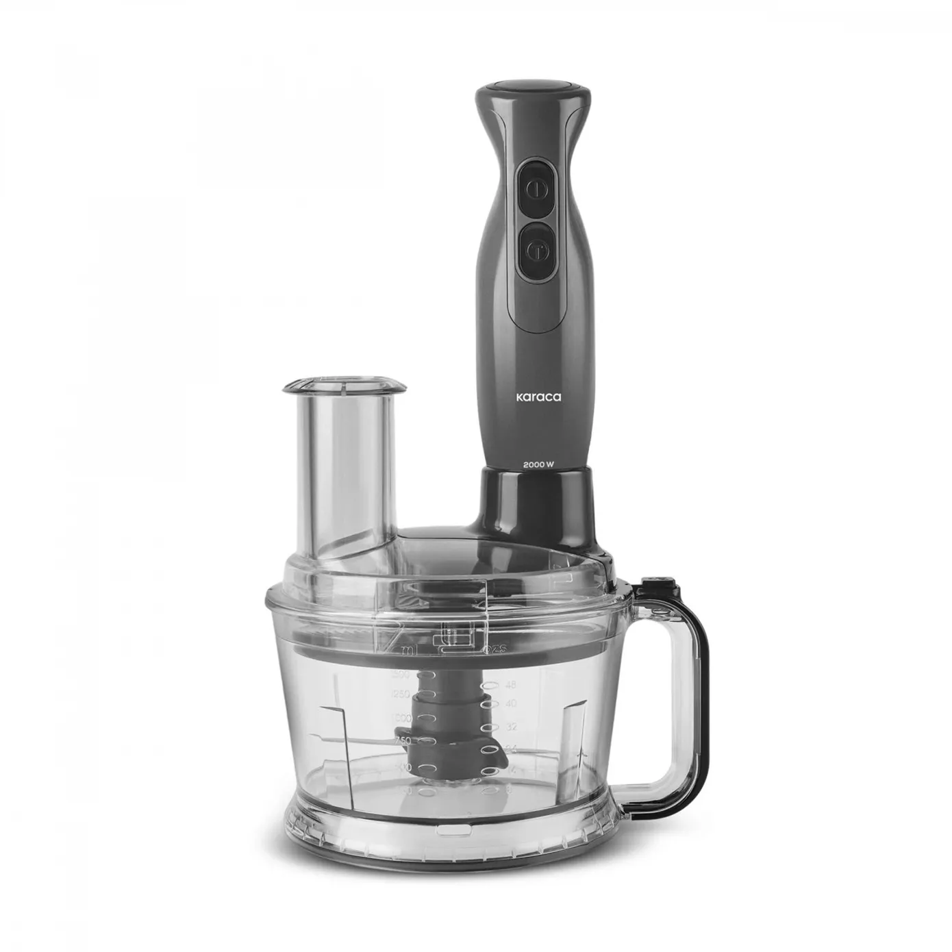Karaca Pro-Multimax 6 in 1 Multi Purpose Food Processor, 2000W, Space Grey - Image 8