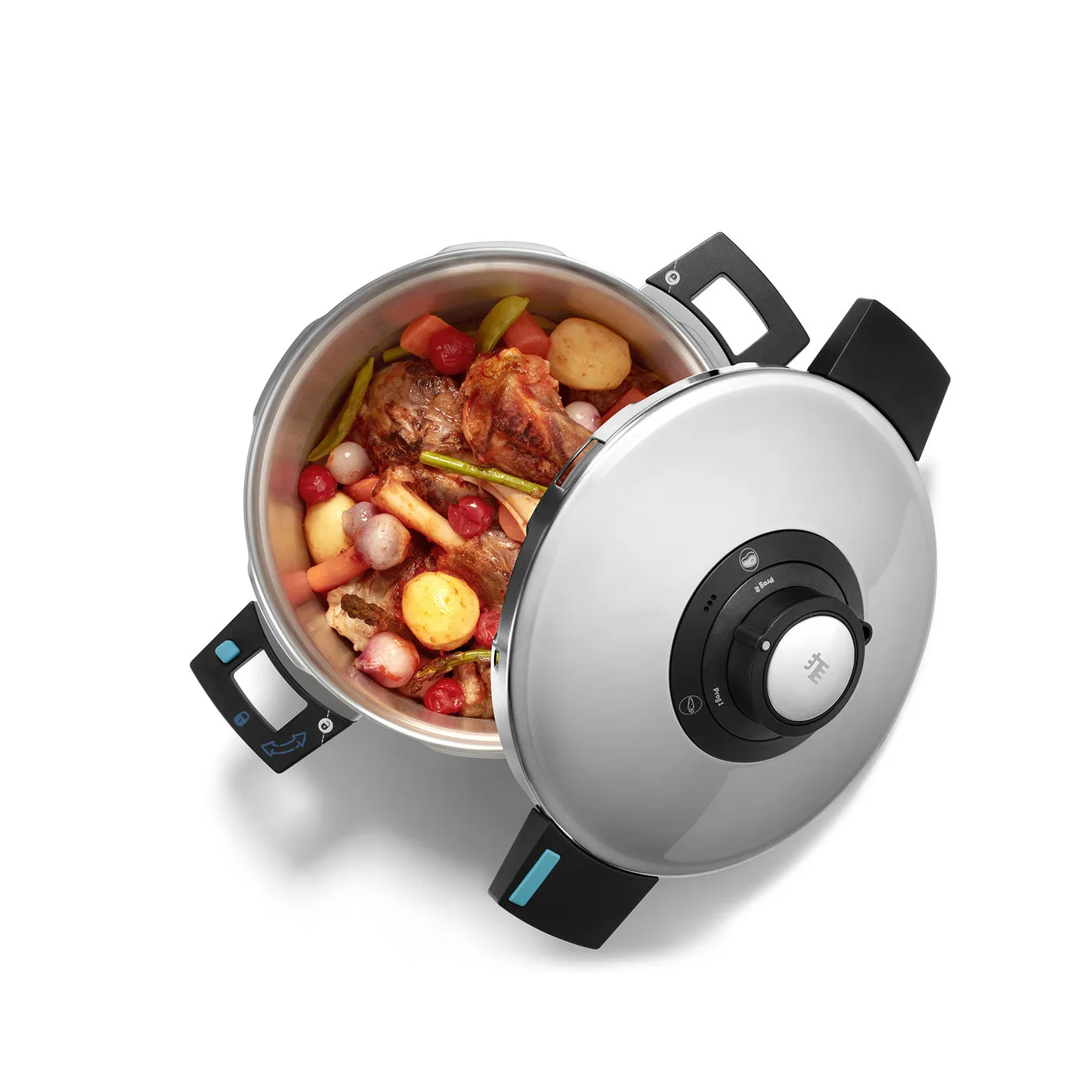 Karaca Quick and Safe Stainless Steel Induction Pressure Cooker, 7L, Black Silver - Image 11